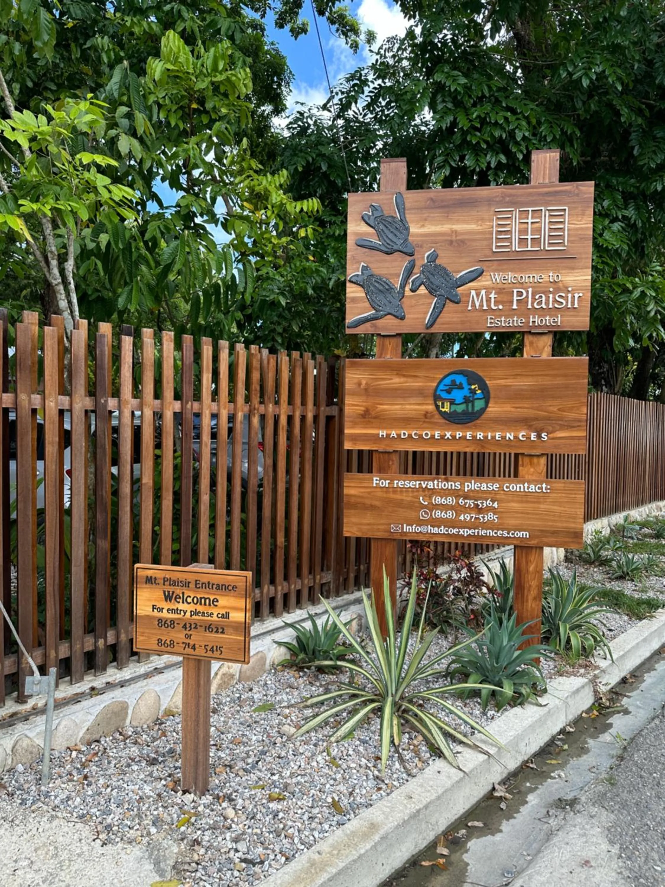 Property logo or sign in Mt. Plaisir Estate Hotel