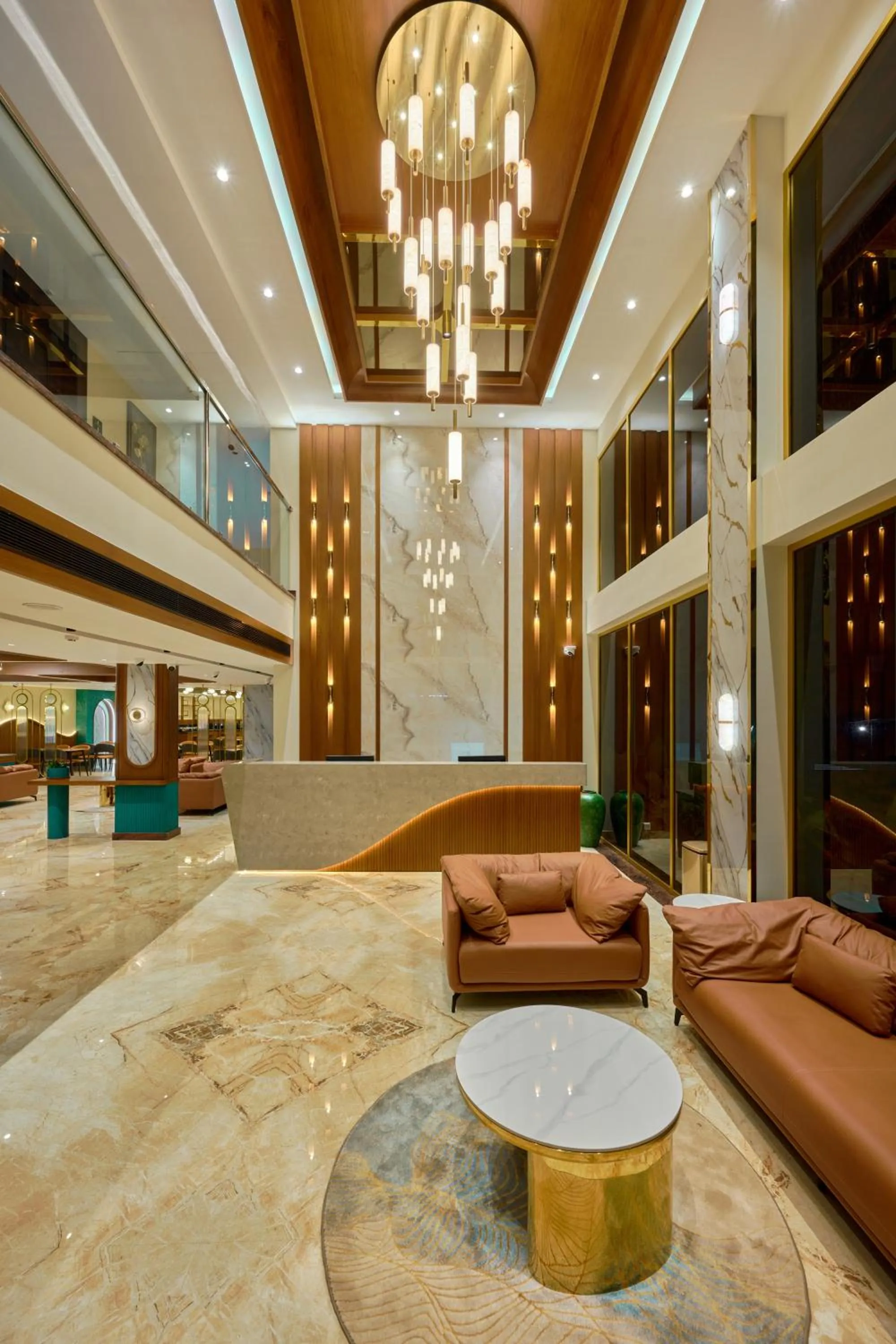 Lobby or reception in Kowju Airport Hotel Calicut
