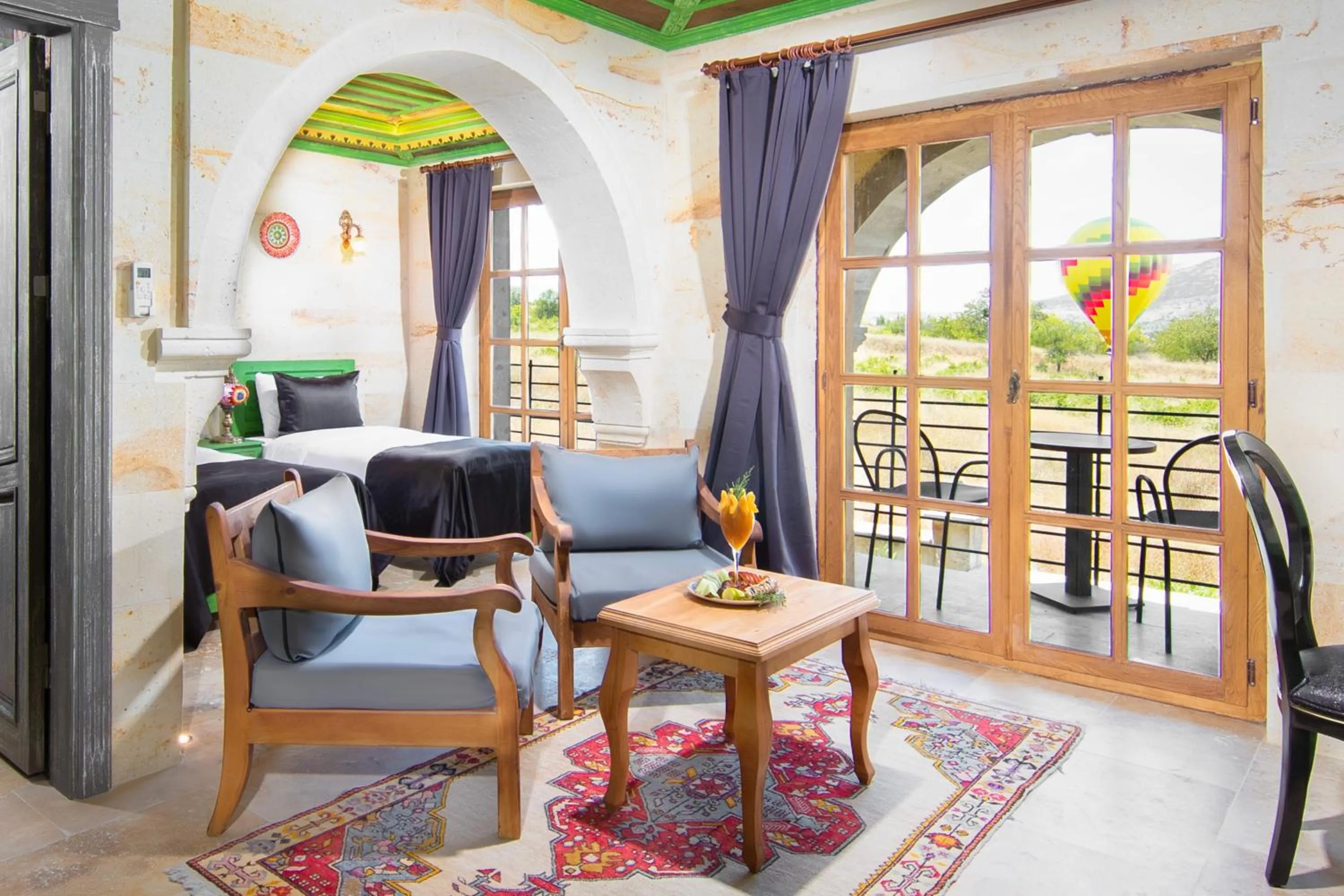 Natural landscape in Moonstone in Cappadocia