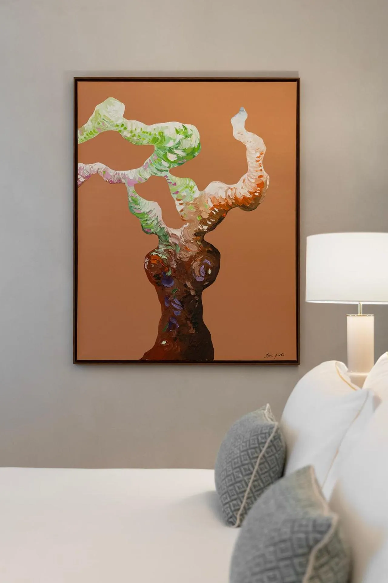 Decorative detail, Bed in Quinta do Paral