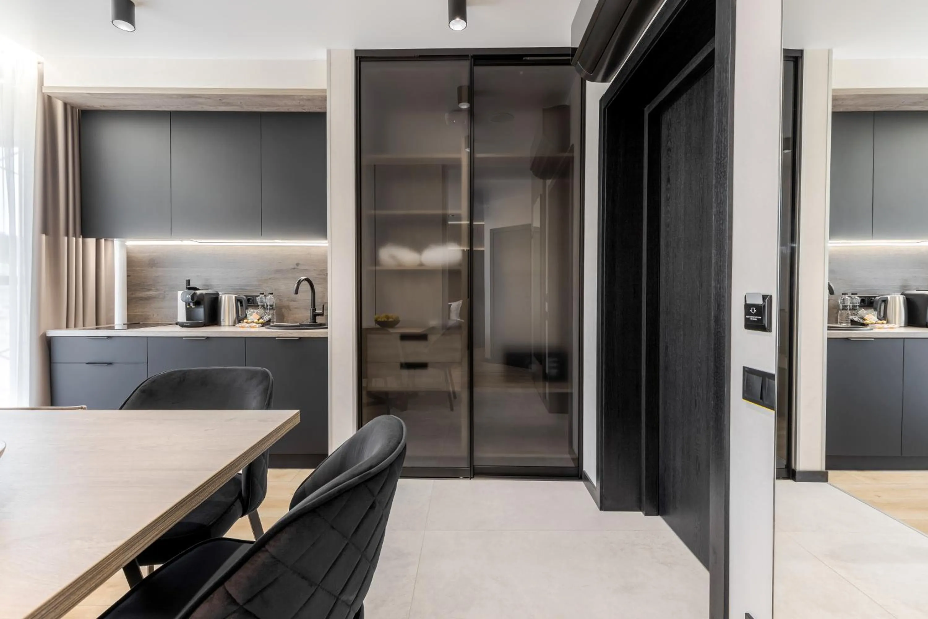 Kitchen or kitchenette in Glacier Premium Apartments