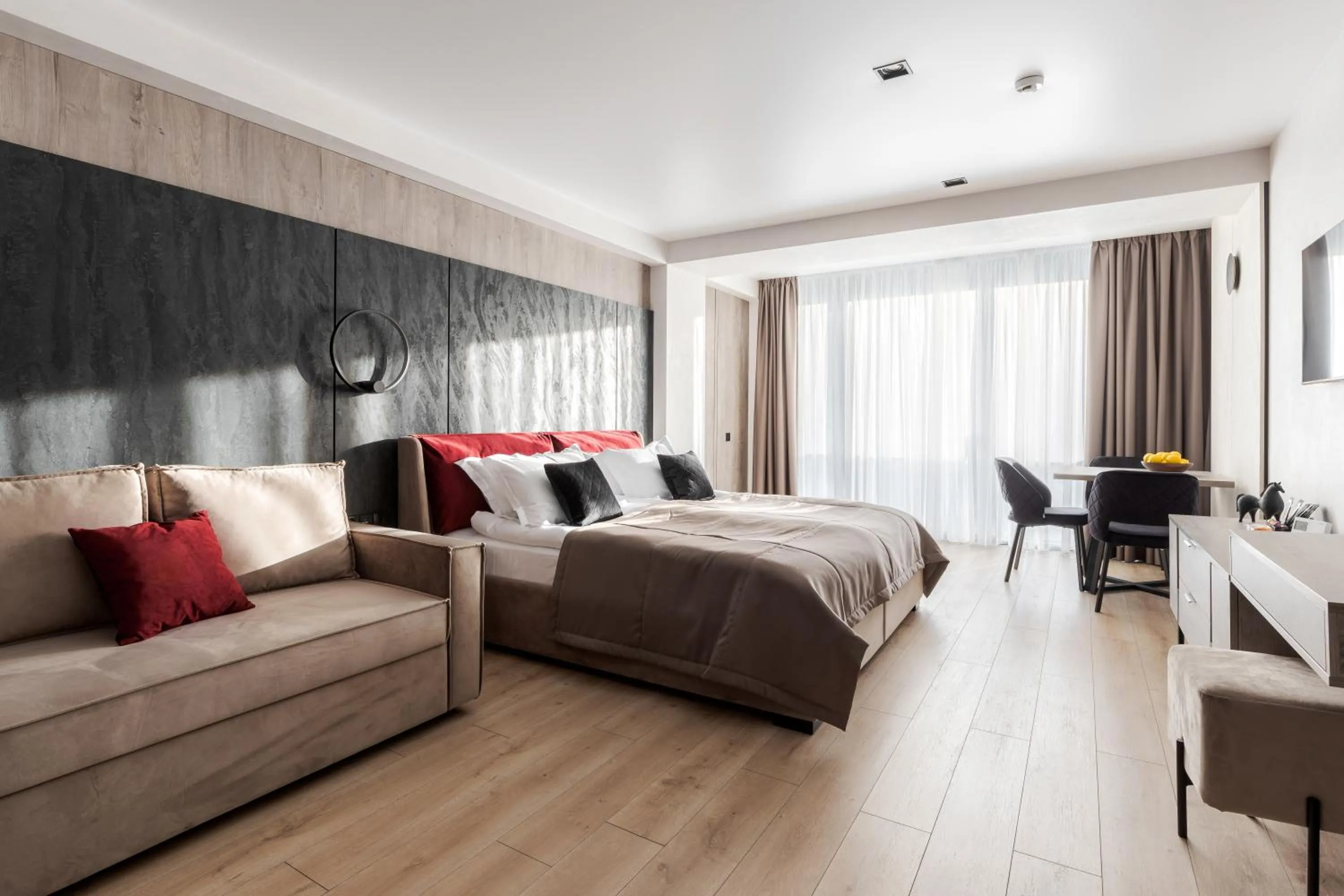 Bed in Glacier Premium Apartments