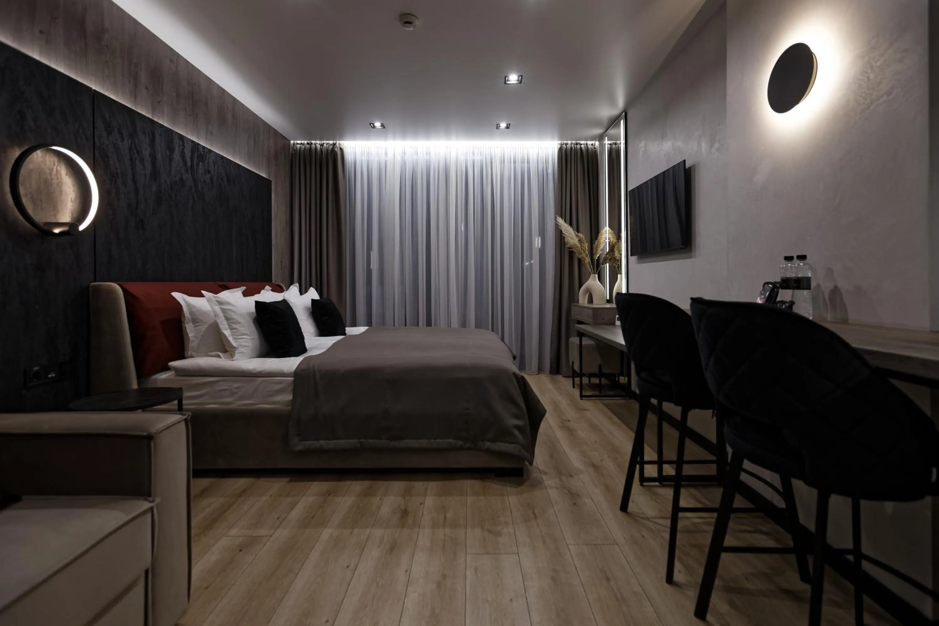 View (from property/room), Bed in Glacier Premium Apartments