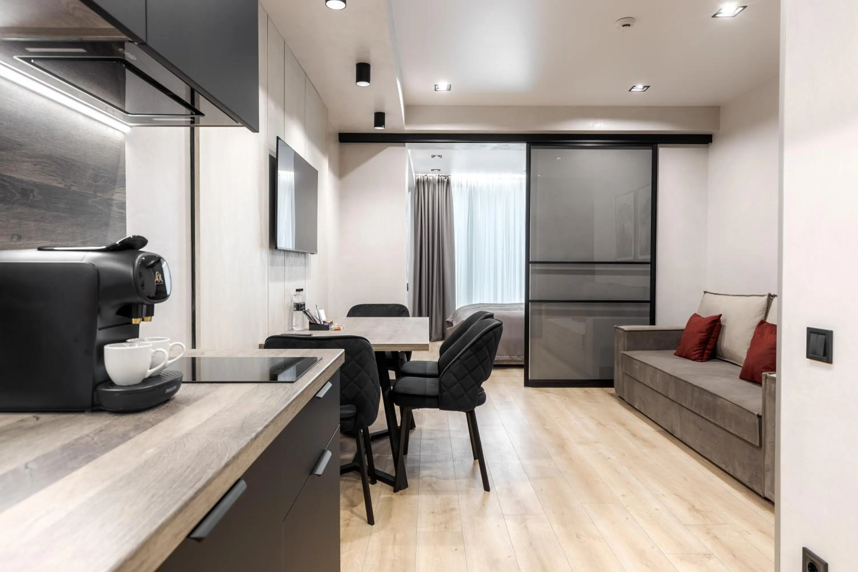 Kitchen or kitchenette in Glacier Premium Apartments