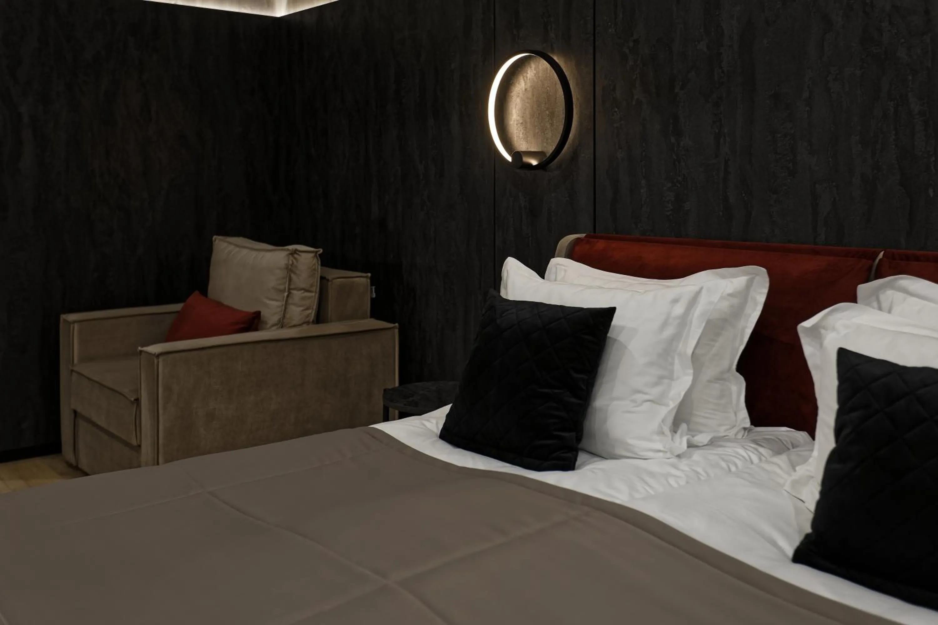 View (from property/room), Bed in Glacier Premium Apartments