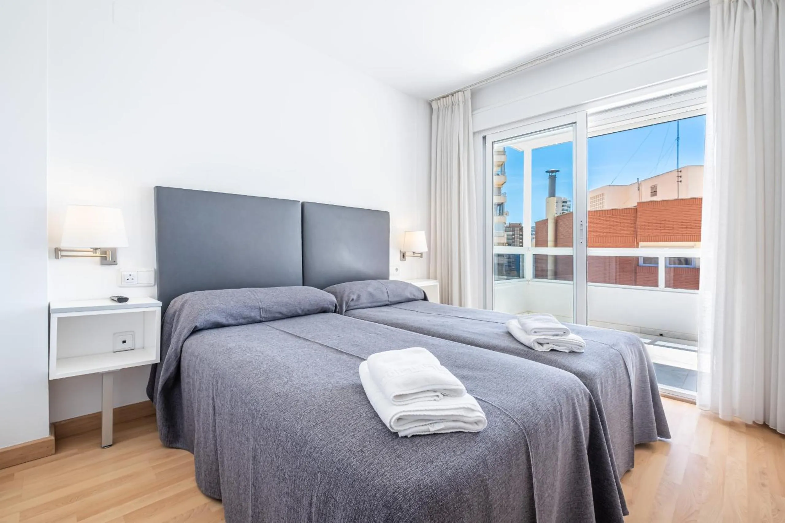 Bed in Apartamentos Les Dunes Centro Levante Beach