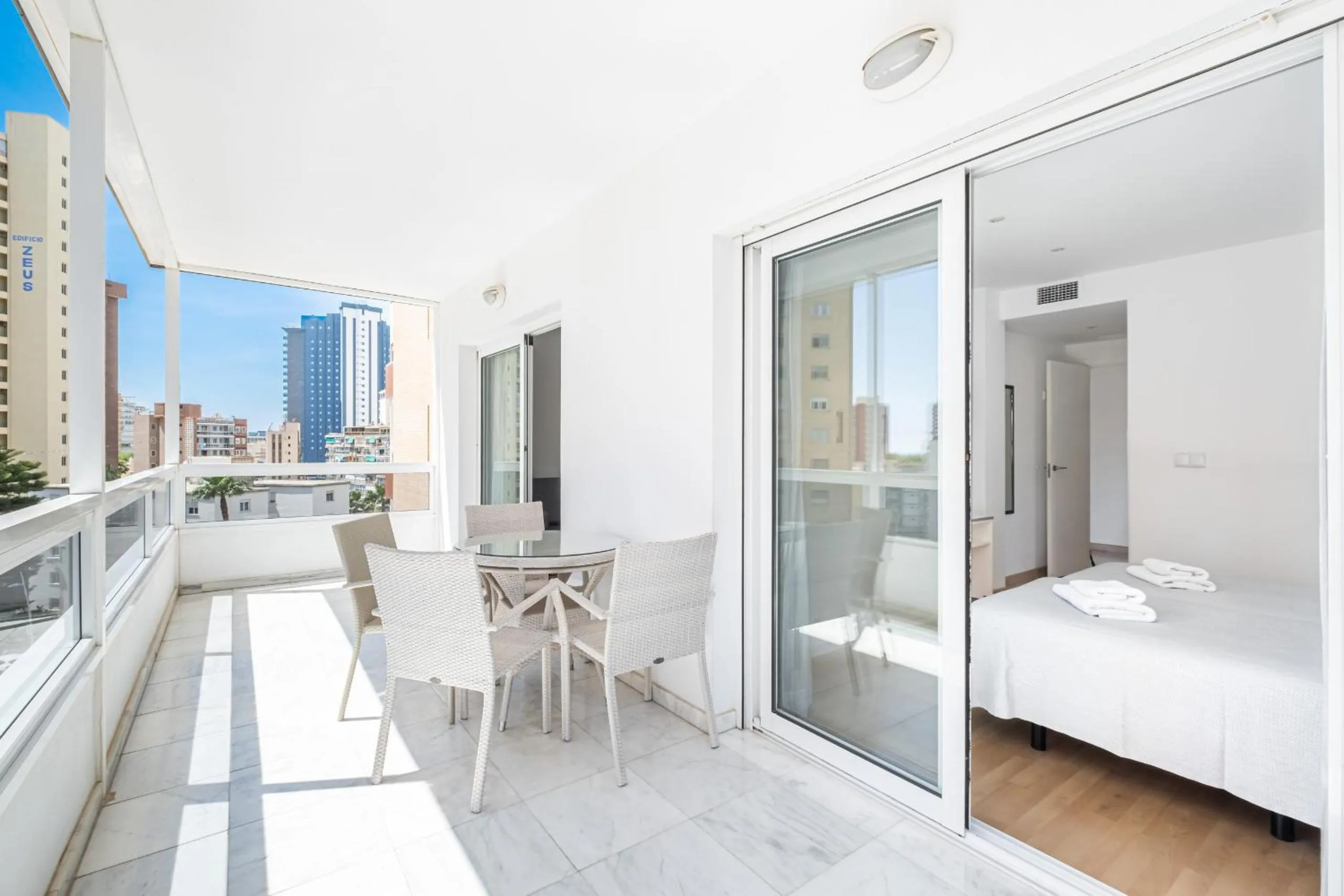 Bed in Apartamentos Les Dunes Centro Levante Beach