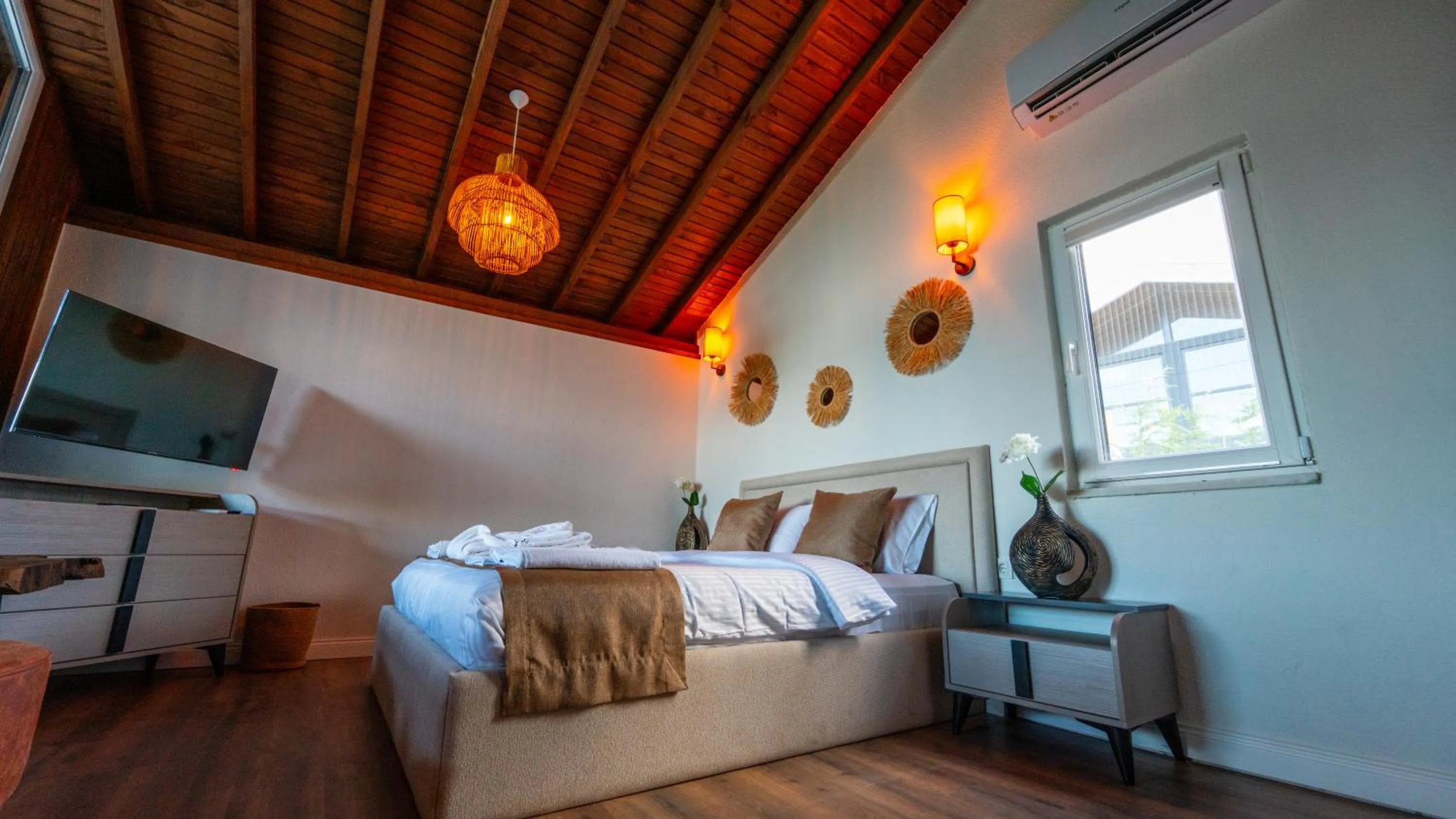 Bed in Trio Palazio Sapanca