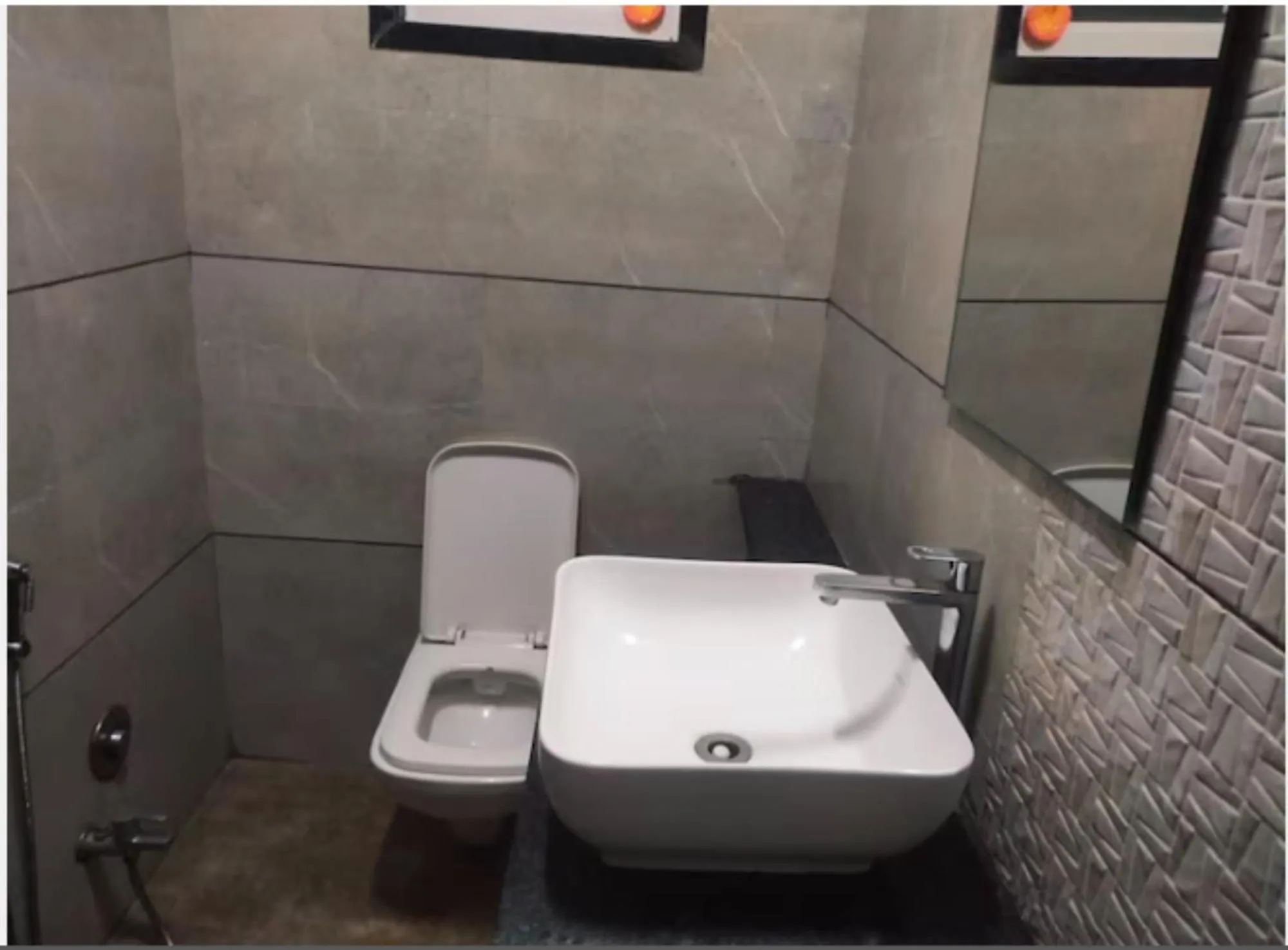Bathroom in Hotel Vrindavan Deluxe Kolhapur NEAR CENTRAL BUS STAND