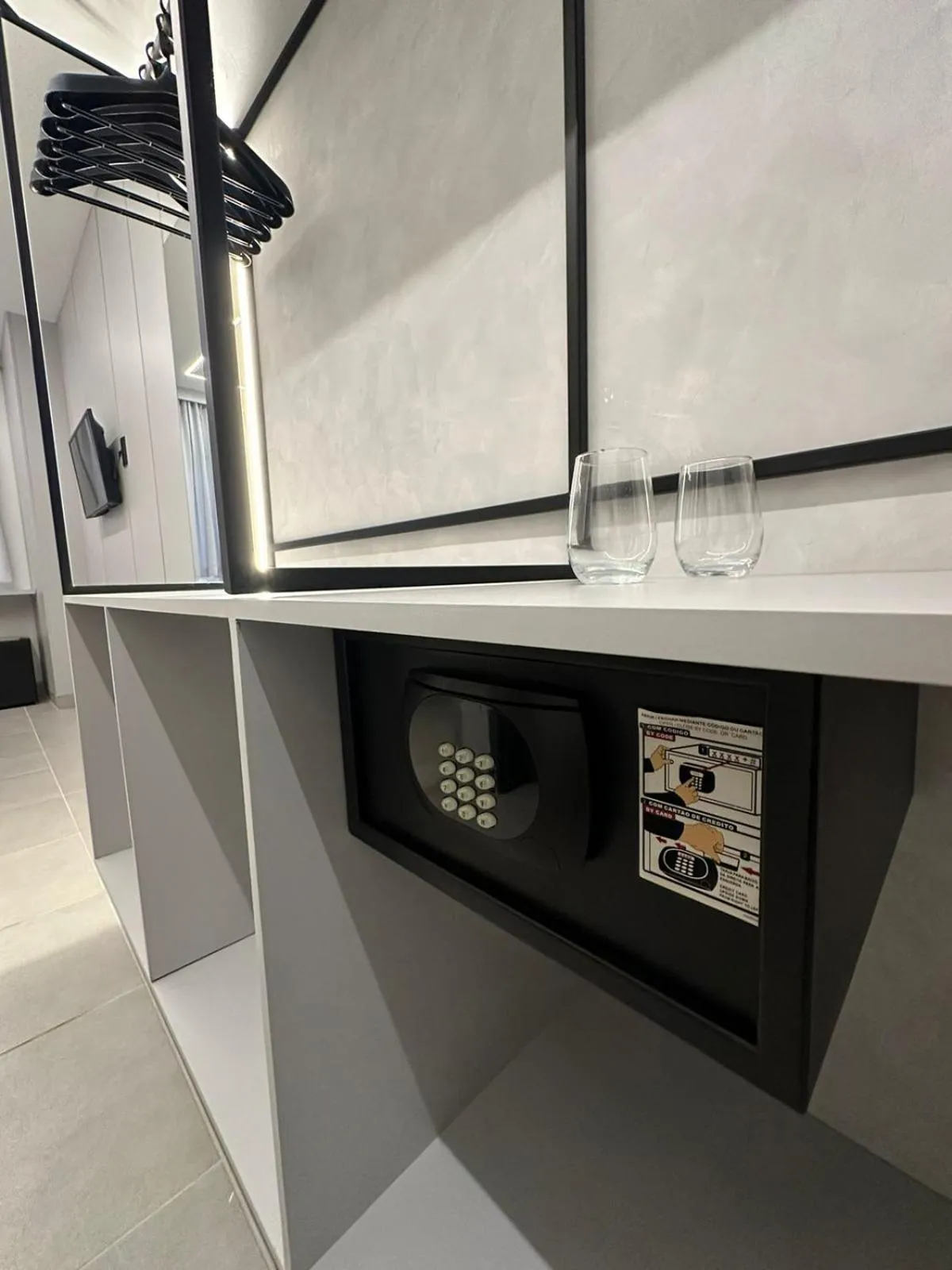 safe in 232 Concept Hotel