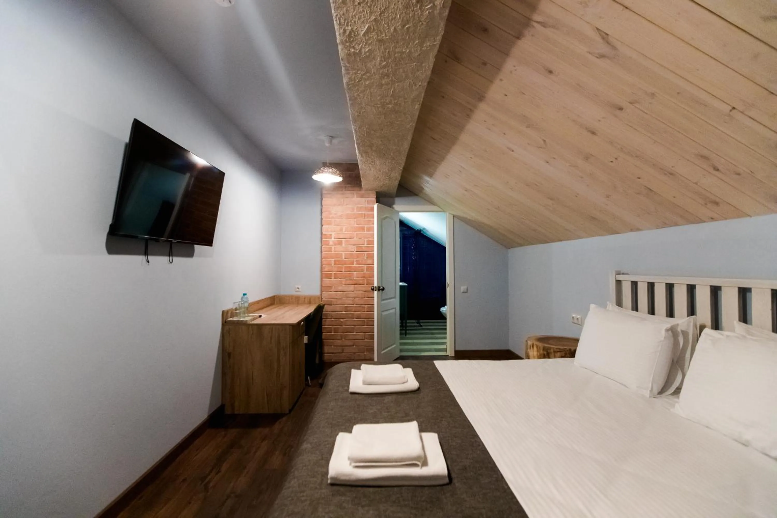 Bed in Hotel Kazak Club