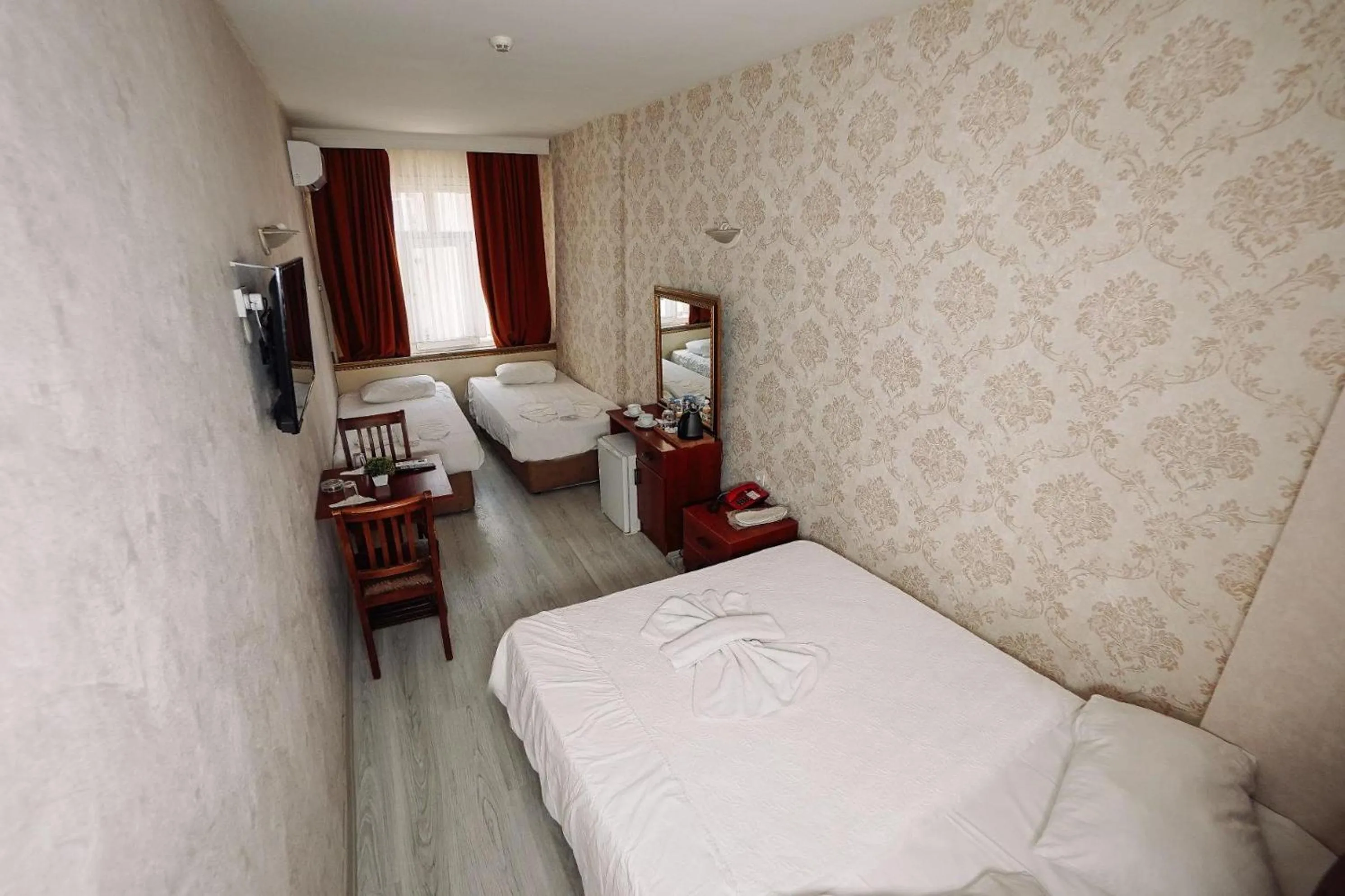 Bed in Topkapi Golden Time Hotel