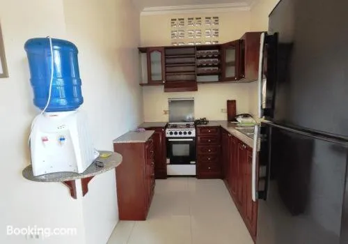 Kitchen or kitchenette in Bluewaves Resort - Basdaku by Hiverooms