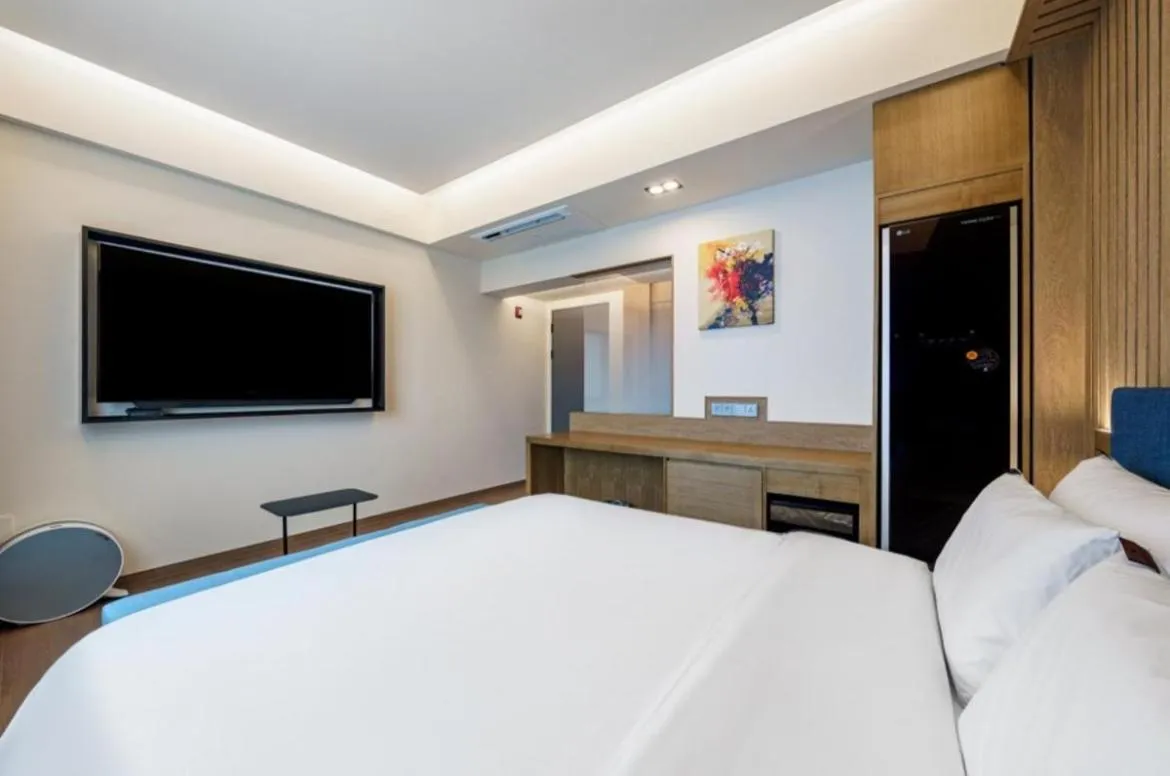 Bed in Yeonggwang Hound Hotel