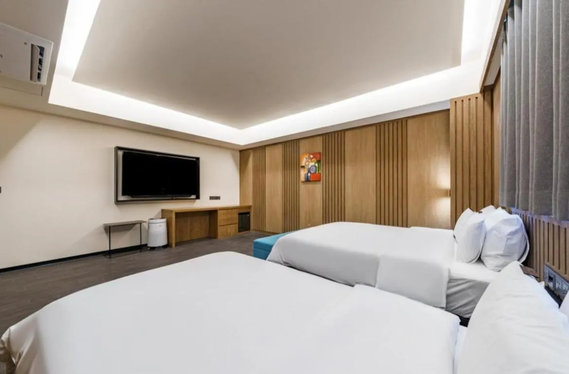 Bed in Yeonggwang Hound Hotel