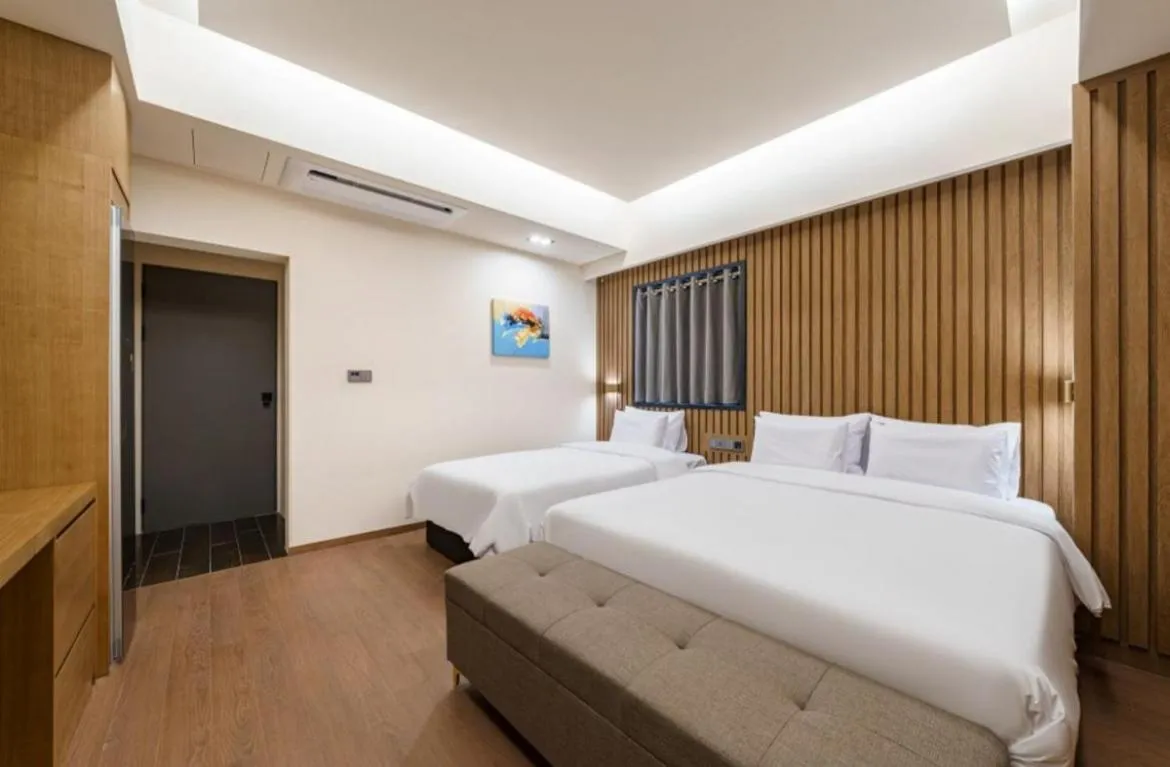 Bed in Yeonggwang Hound Hotel