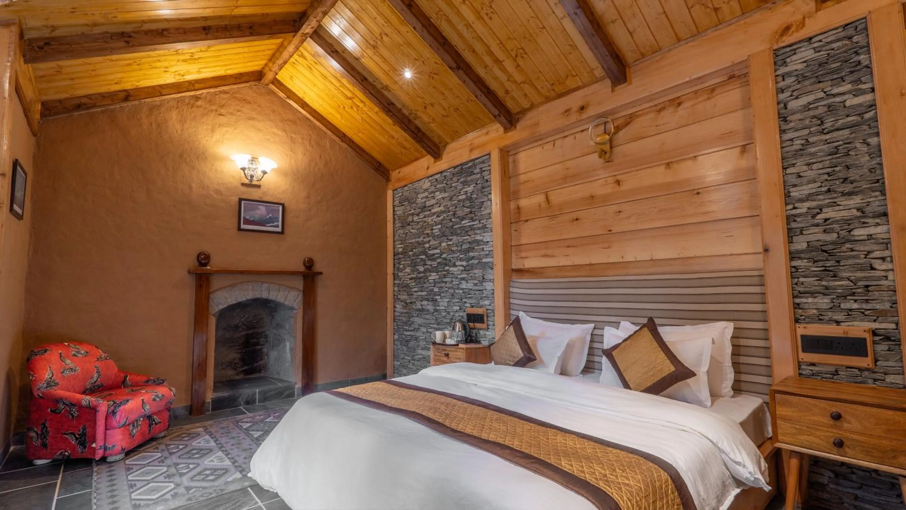 Bedroom in Somvan Chalet by Mick-Hans