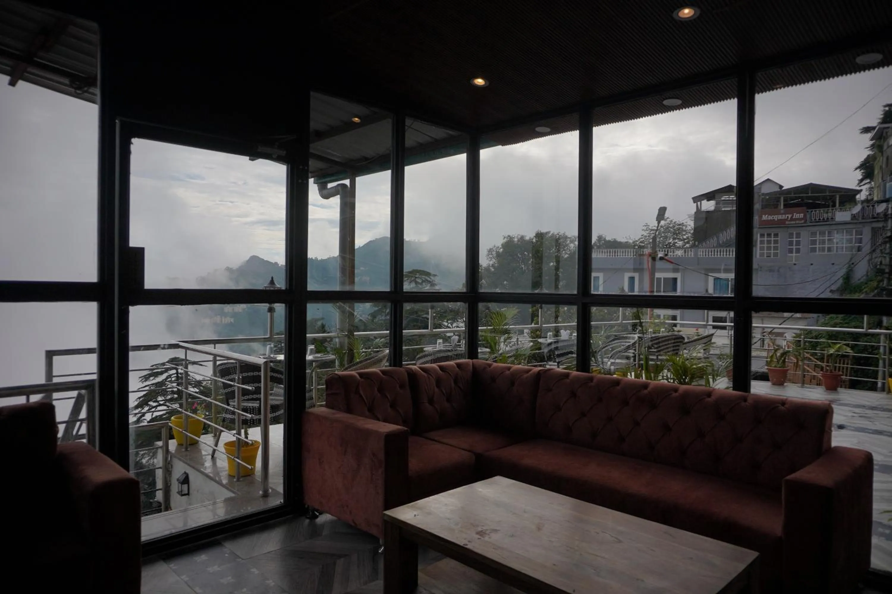 Seating area in Sangam by Stotrak, Jhula Ghar Mussoorie