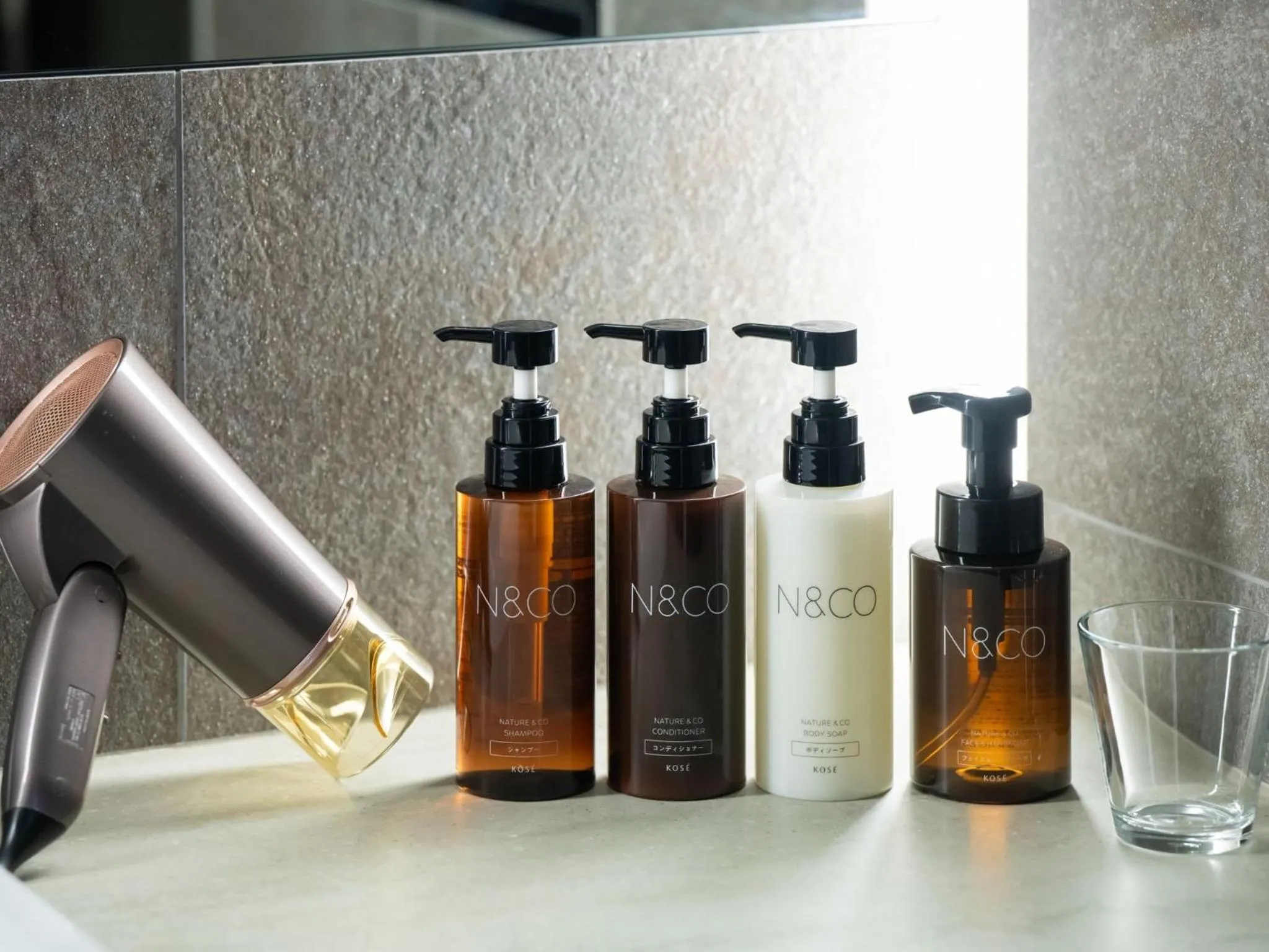 Bathroom in hotel anddoggy Kyoto Nijo