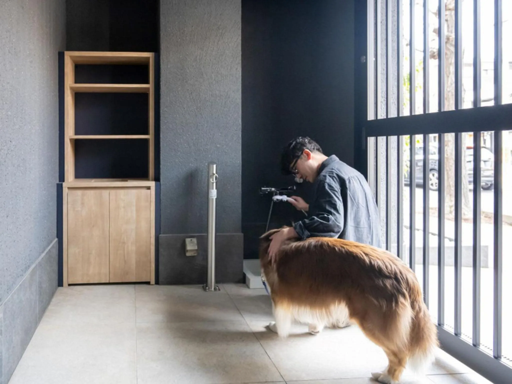 Pets in hotel anddoggy Kyoto Nijo