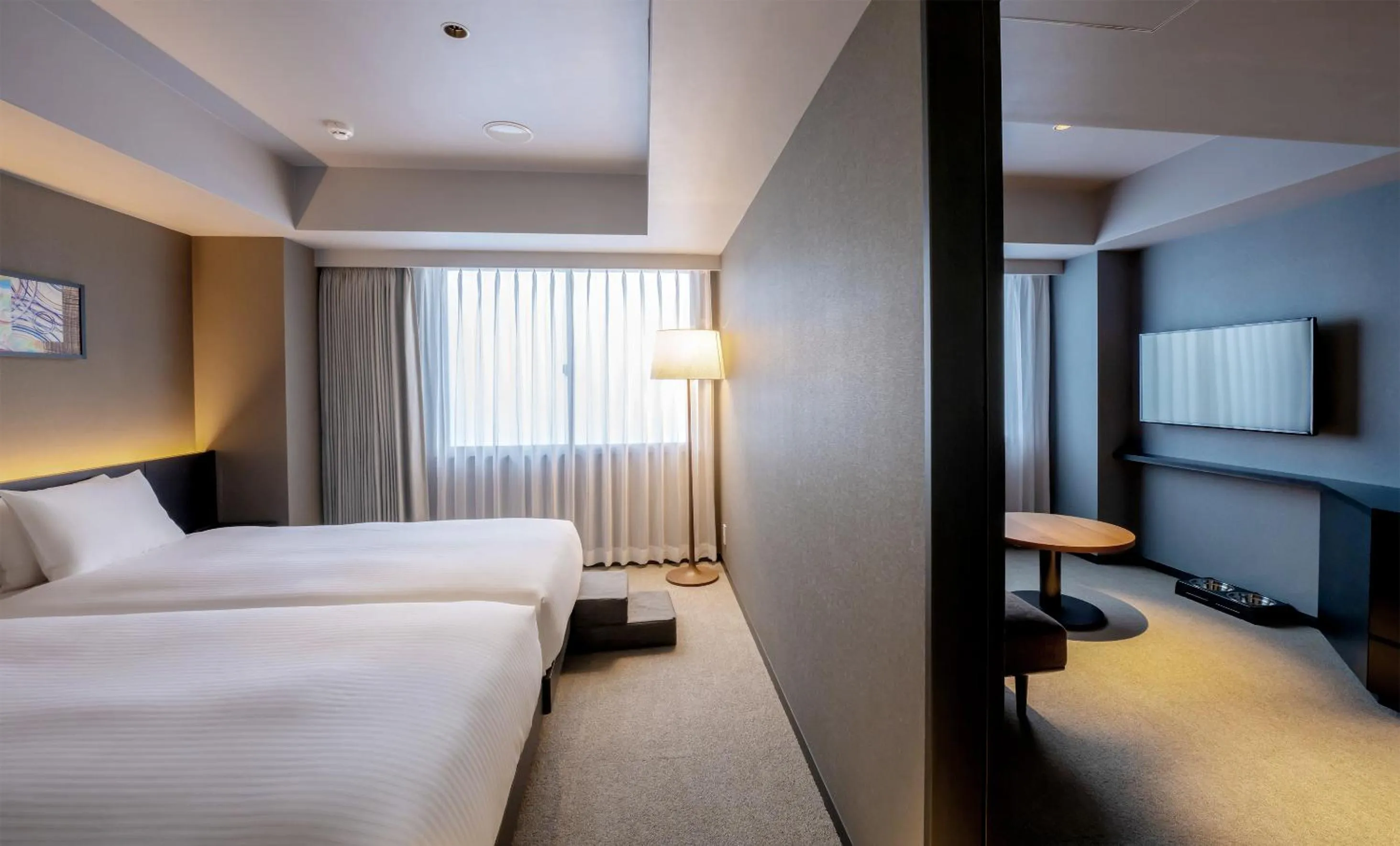 Photo of the whole room, Bed in hotel anddoggy Kyoto Nijo