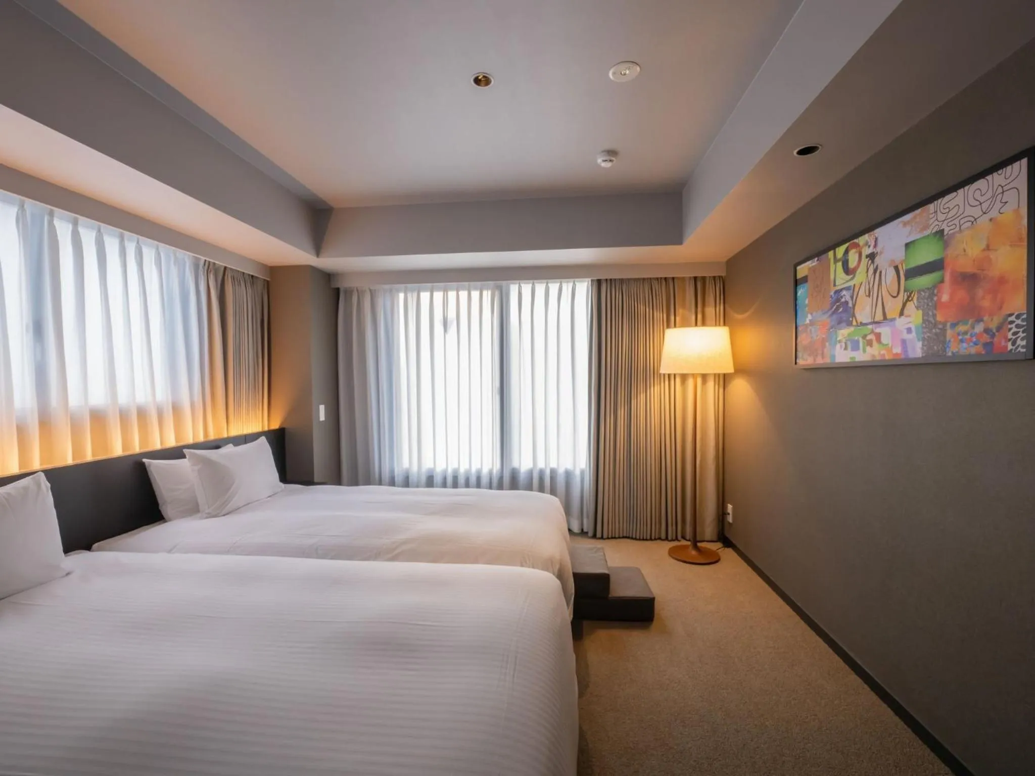 Bedroom, Bed in hotel anddoggy Kyoto Nijo