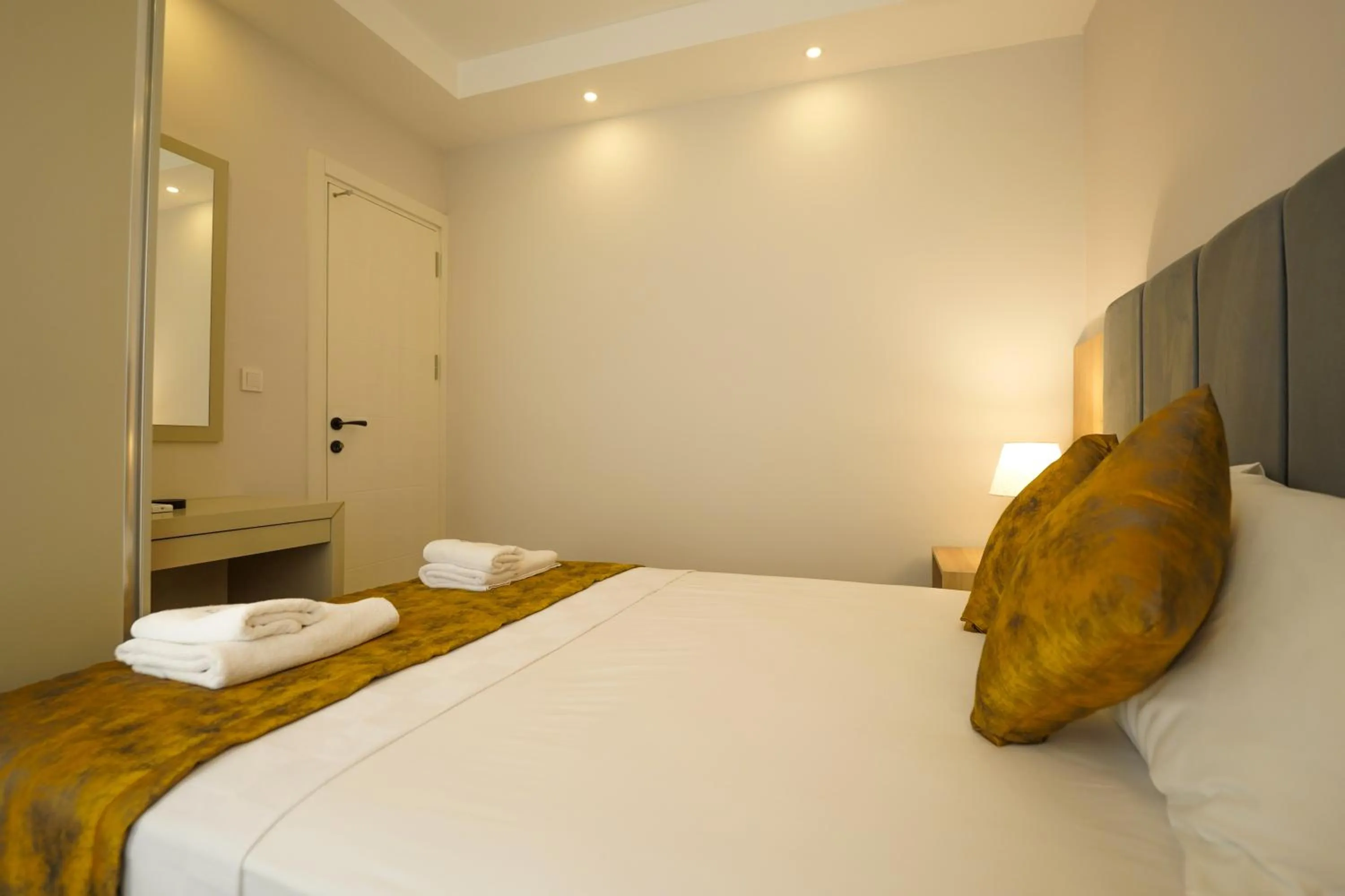 Bed in Han Apart Hotel Side