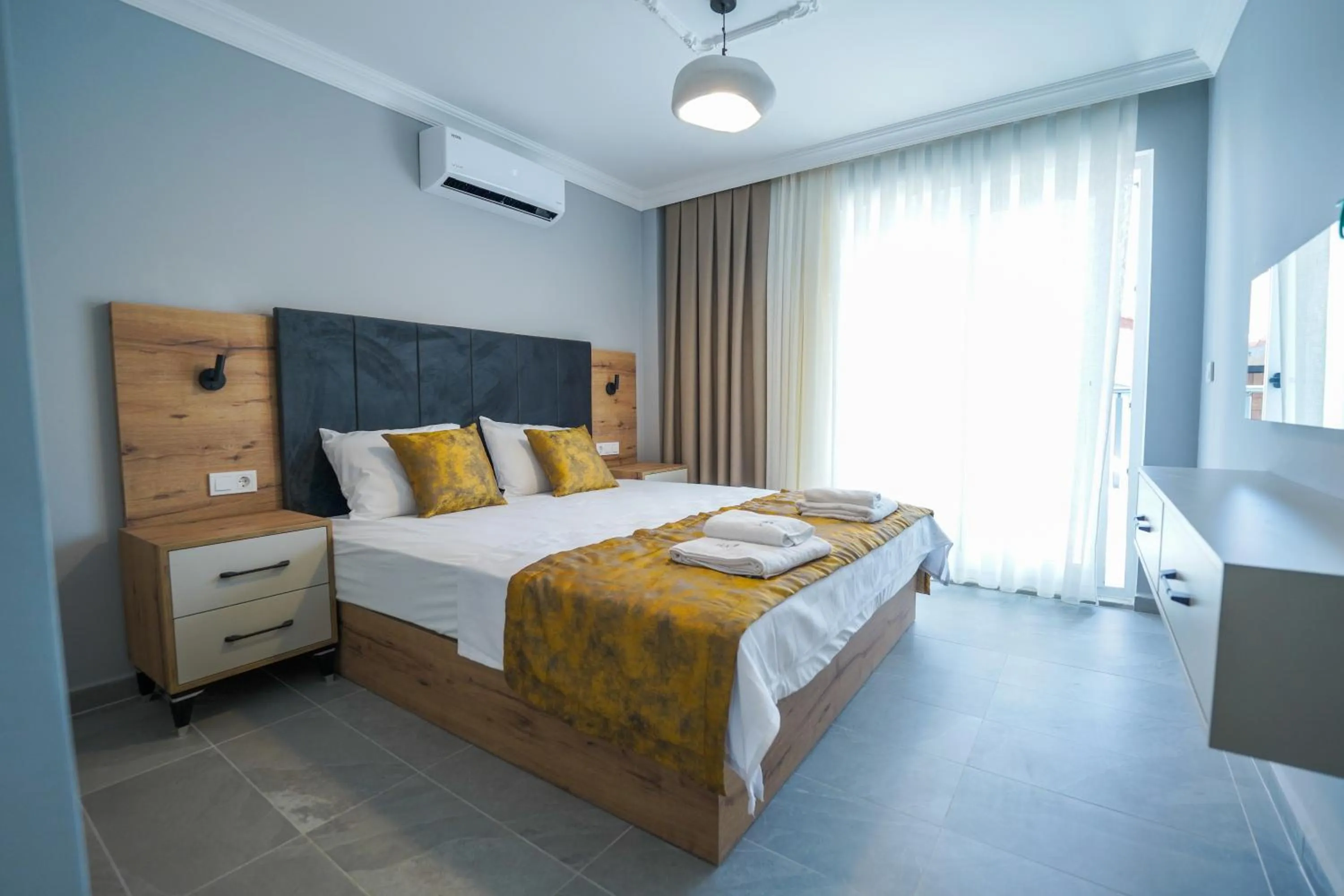 Bed in Han Apart Hotel Side