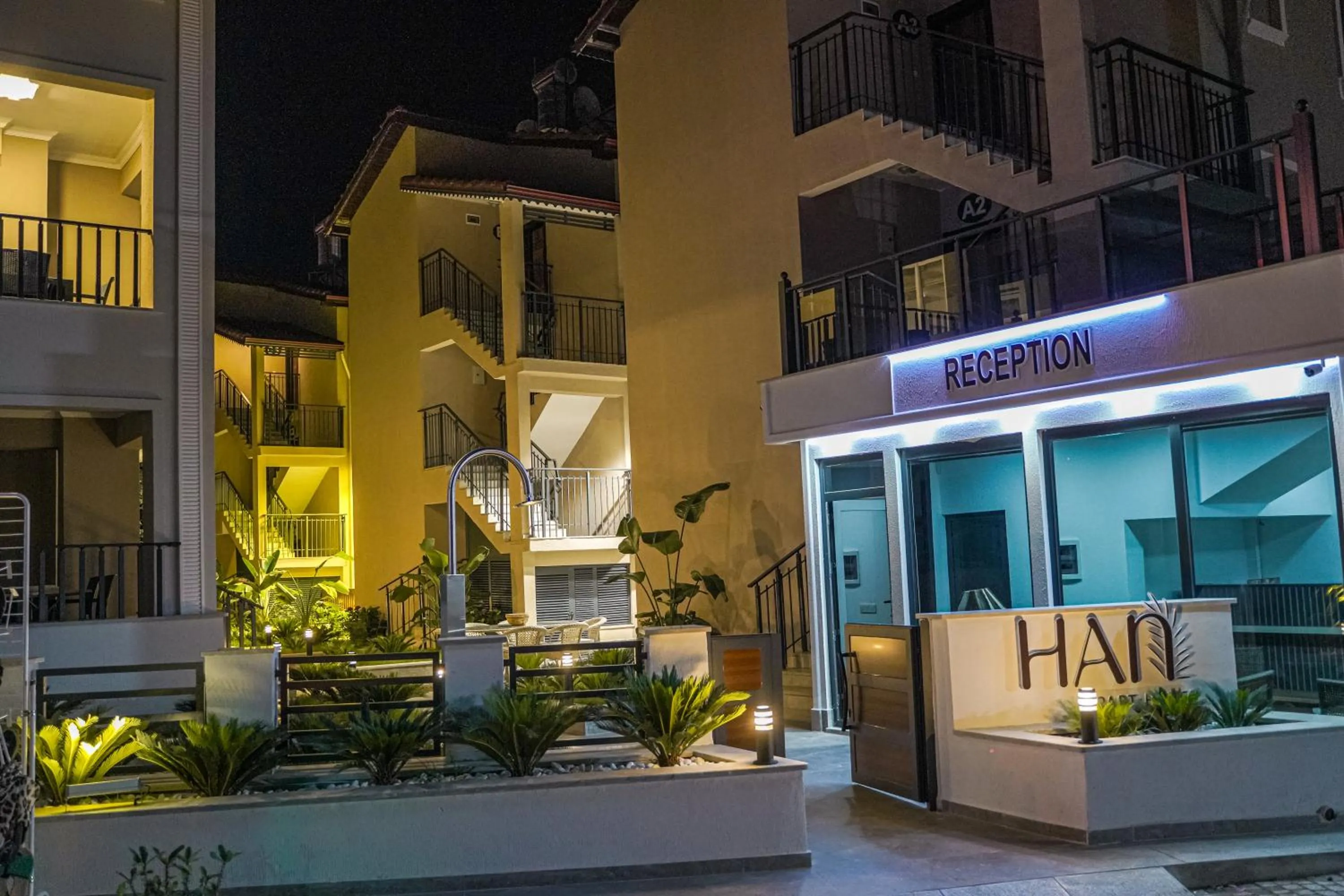 Property building in Han Apart Hotel Side