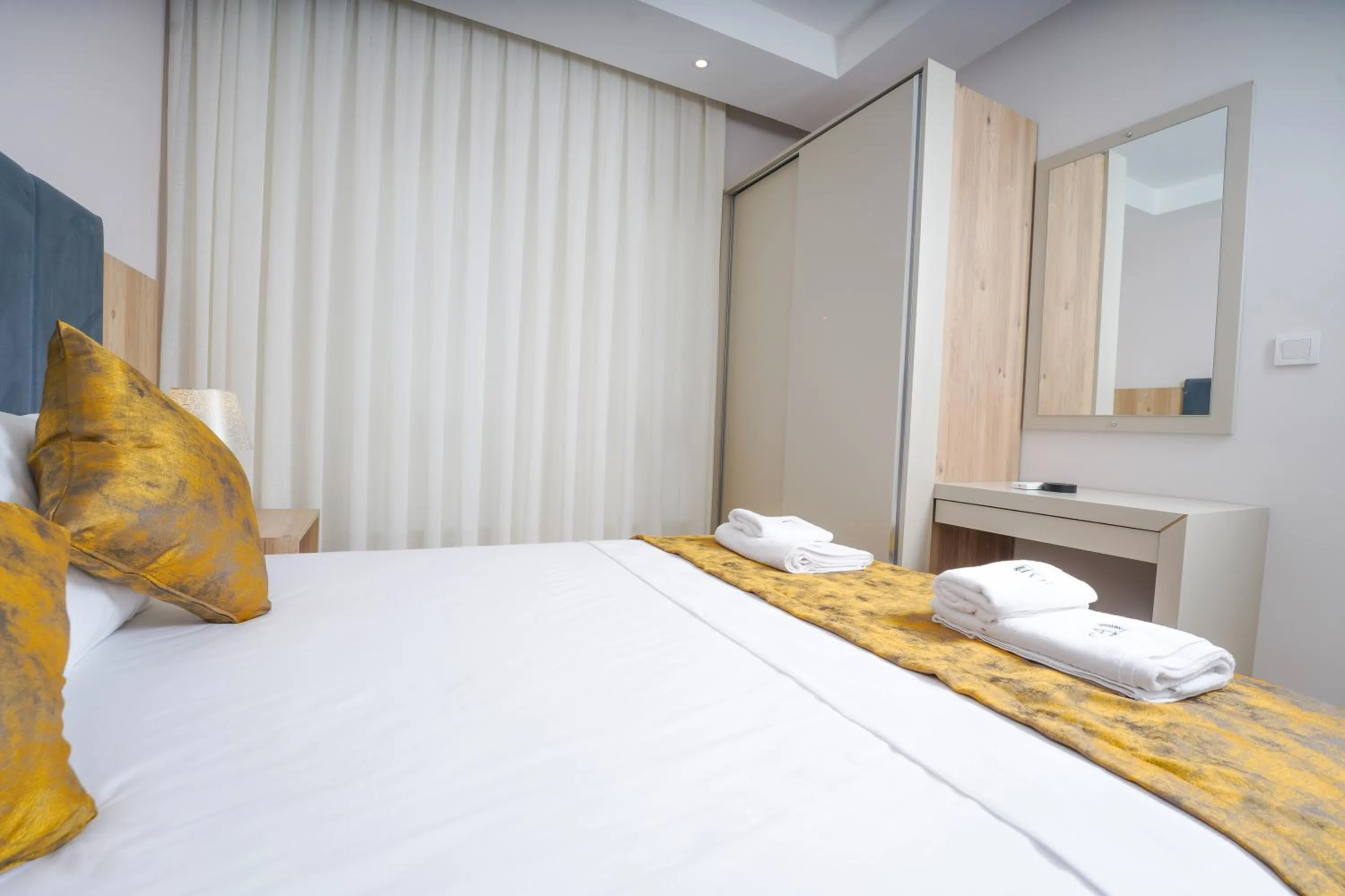 Bed in Han Apart Hotel Side