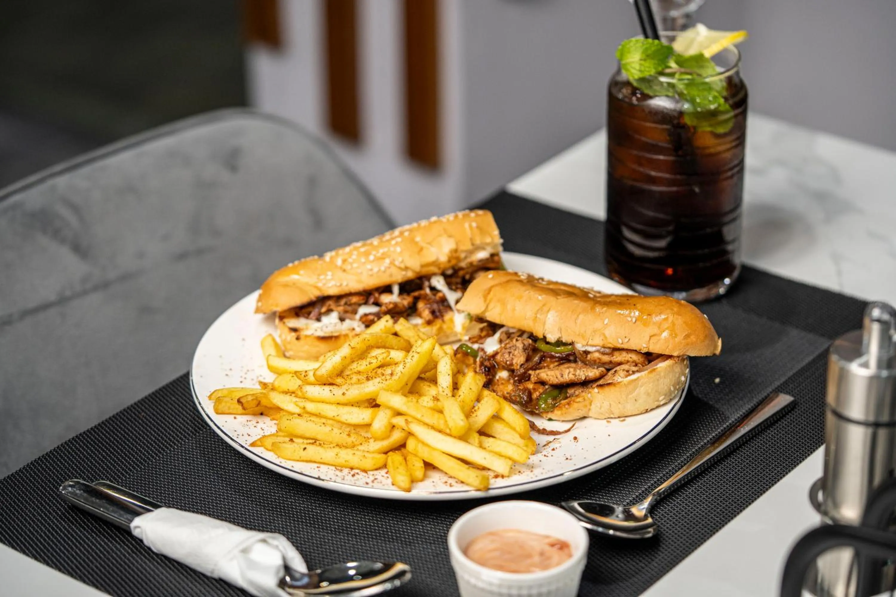 Food and drinks in Swiss Spirit Second Dammam Industrial City