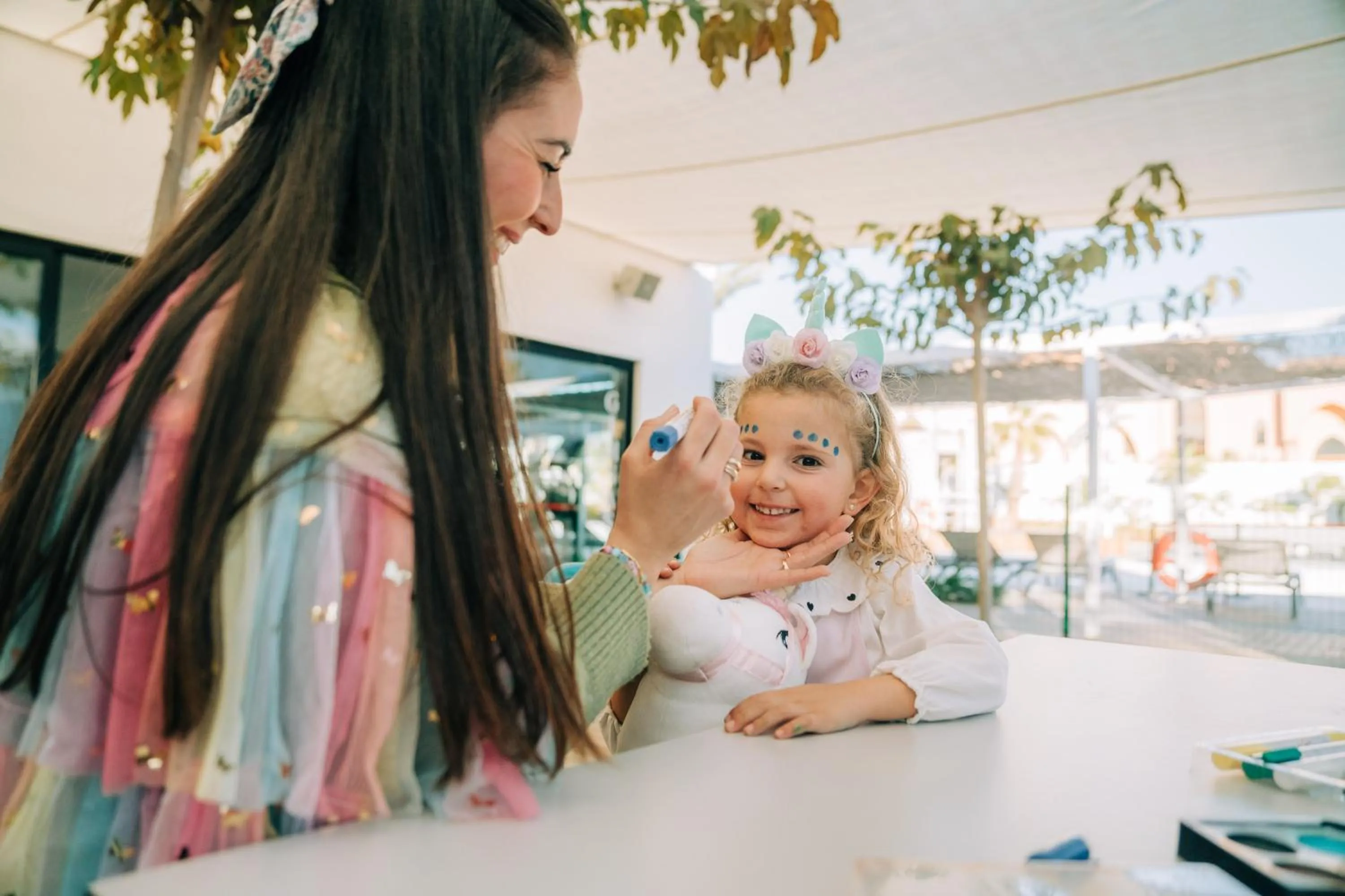 Family in Costa del Sol Glamping Village
