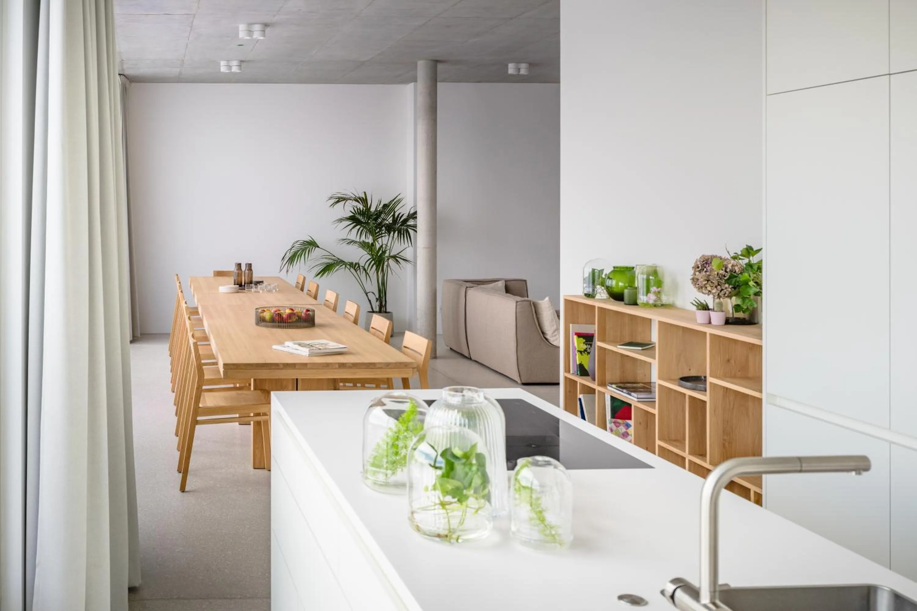 Kitchen or kitchenette in Wilmina Apartments & Lofts