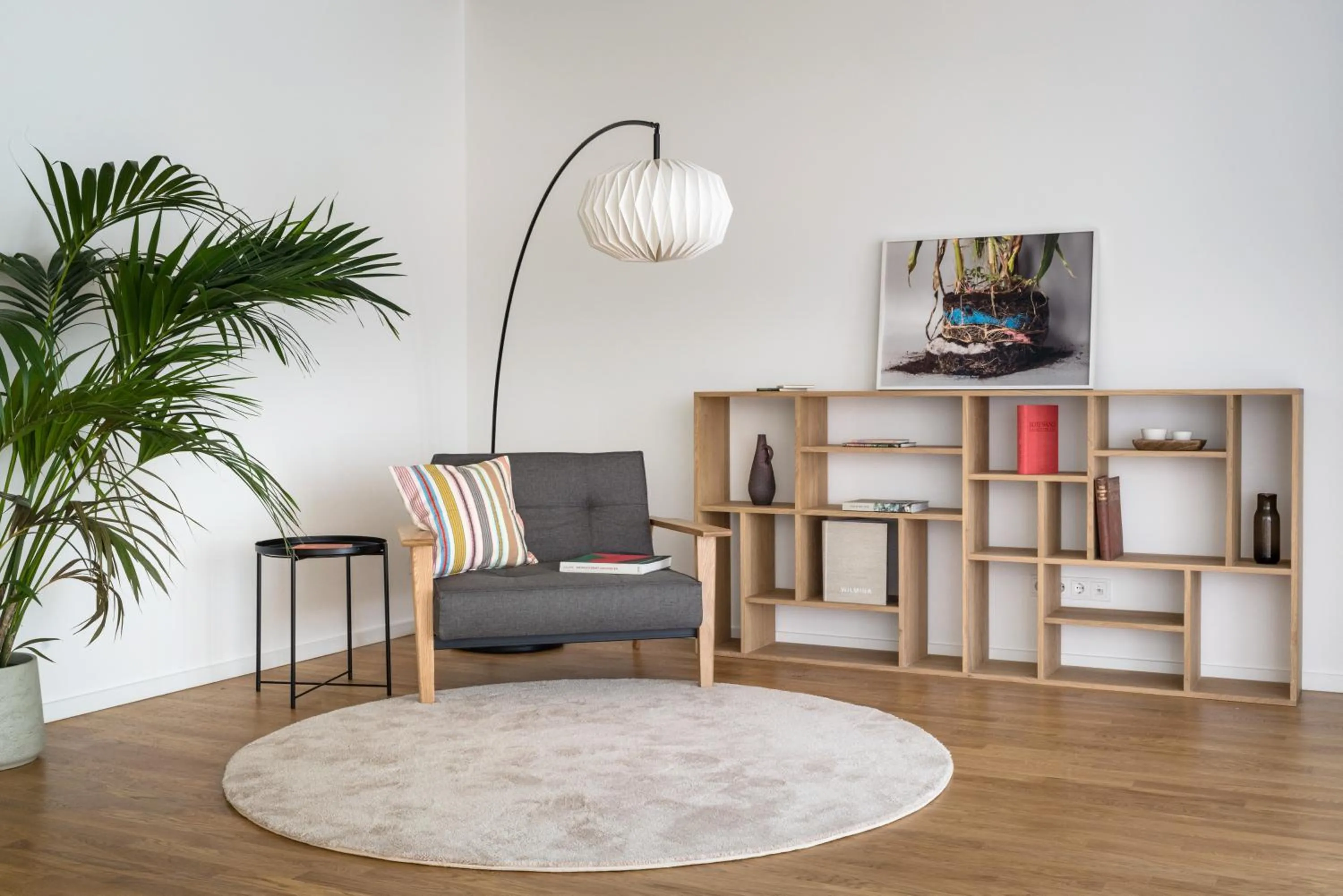 Seating area in Wilmina Apartments & Lofts