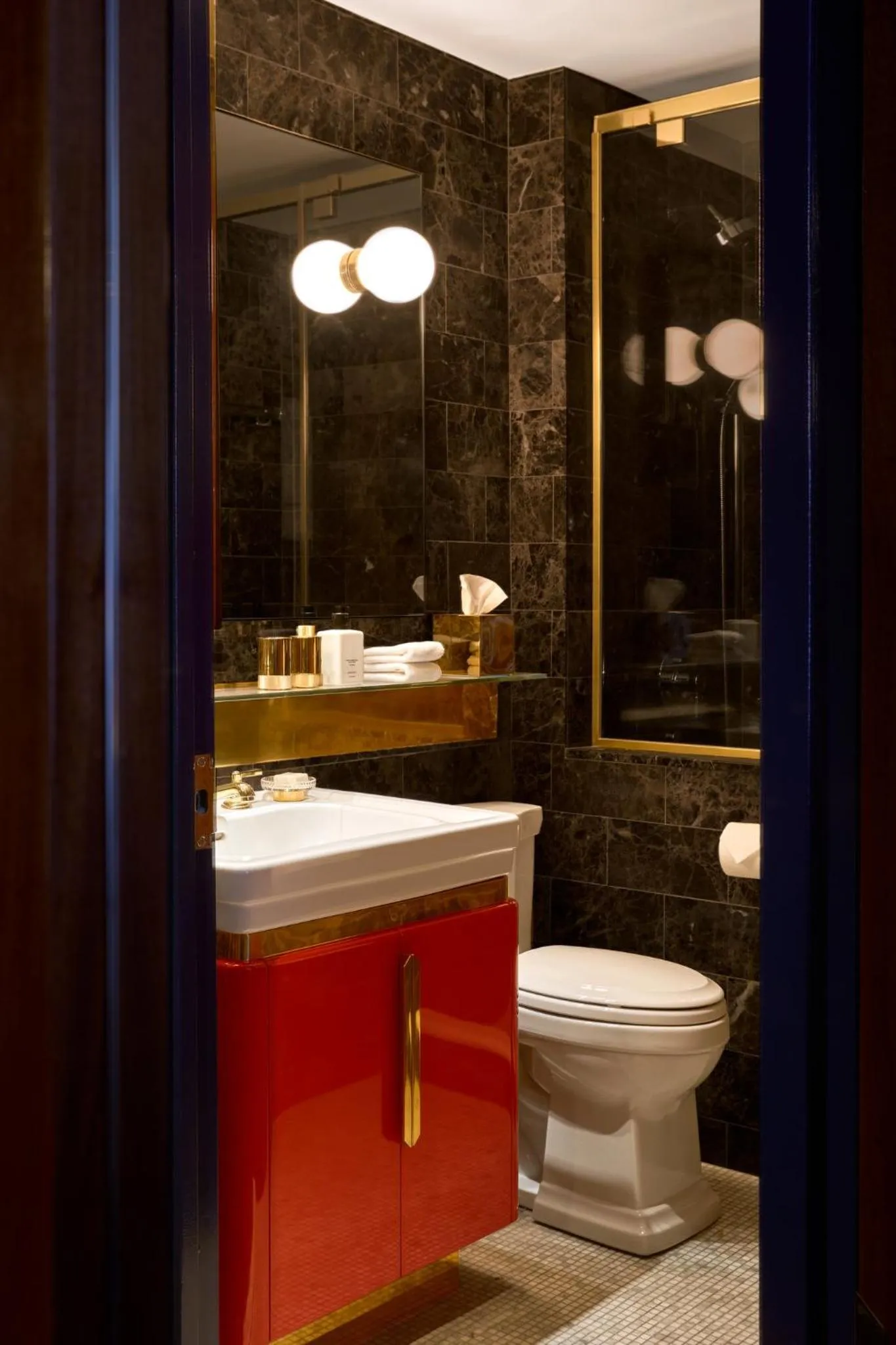 Bathroom in The Manner, The Unbound Collection by Hyatt