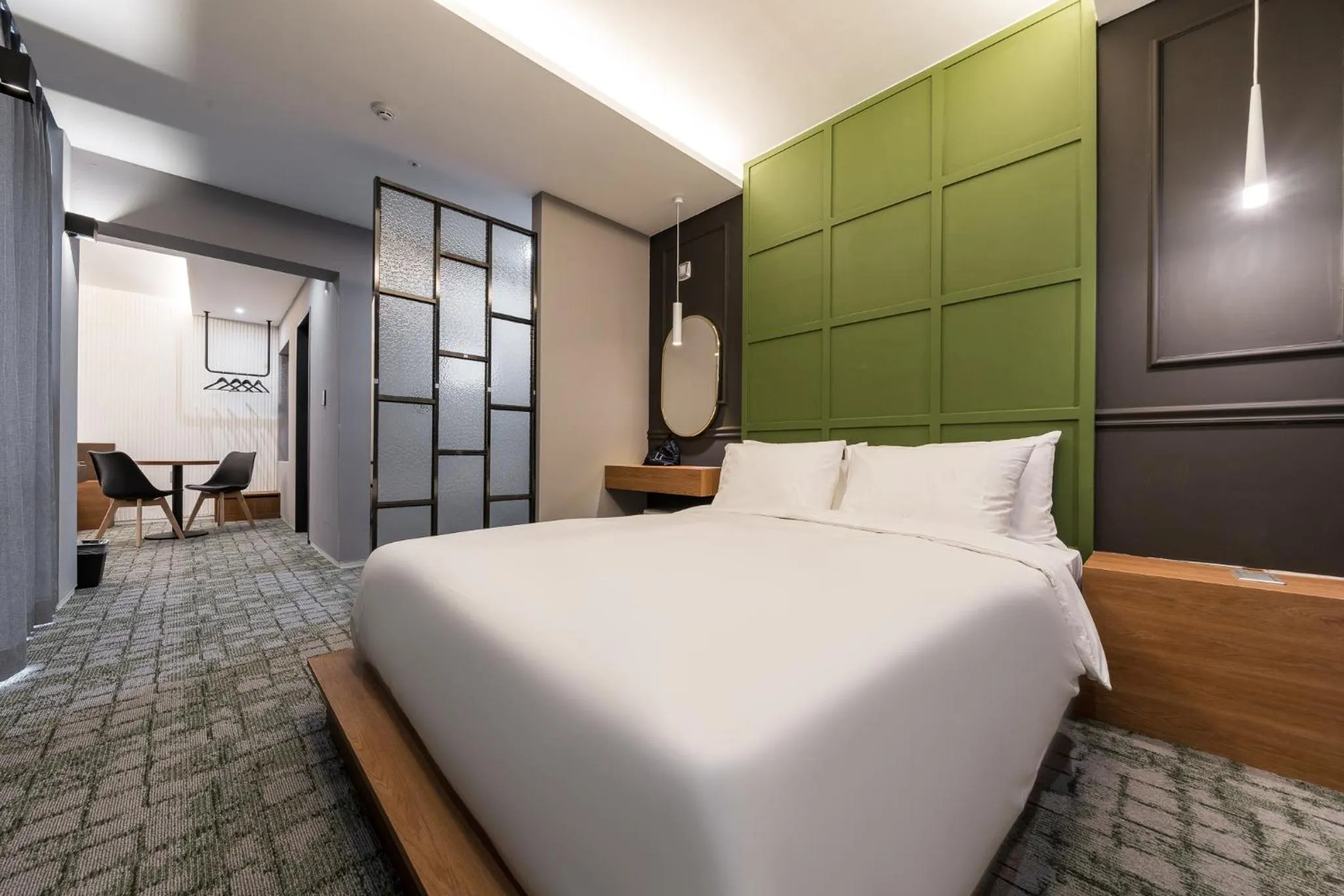 Bed in Hotel Haedeun