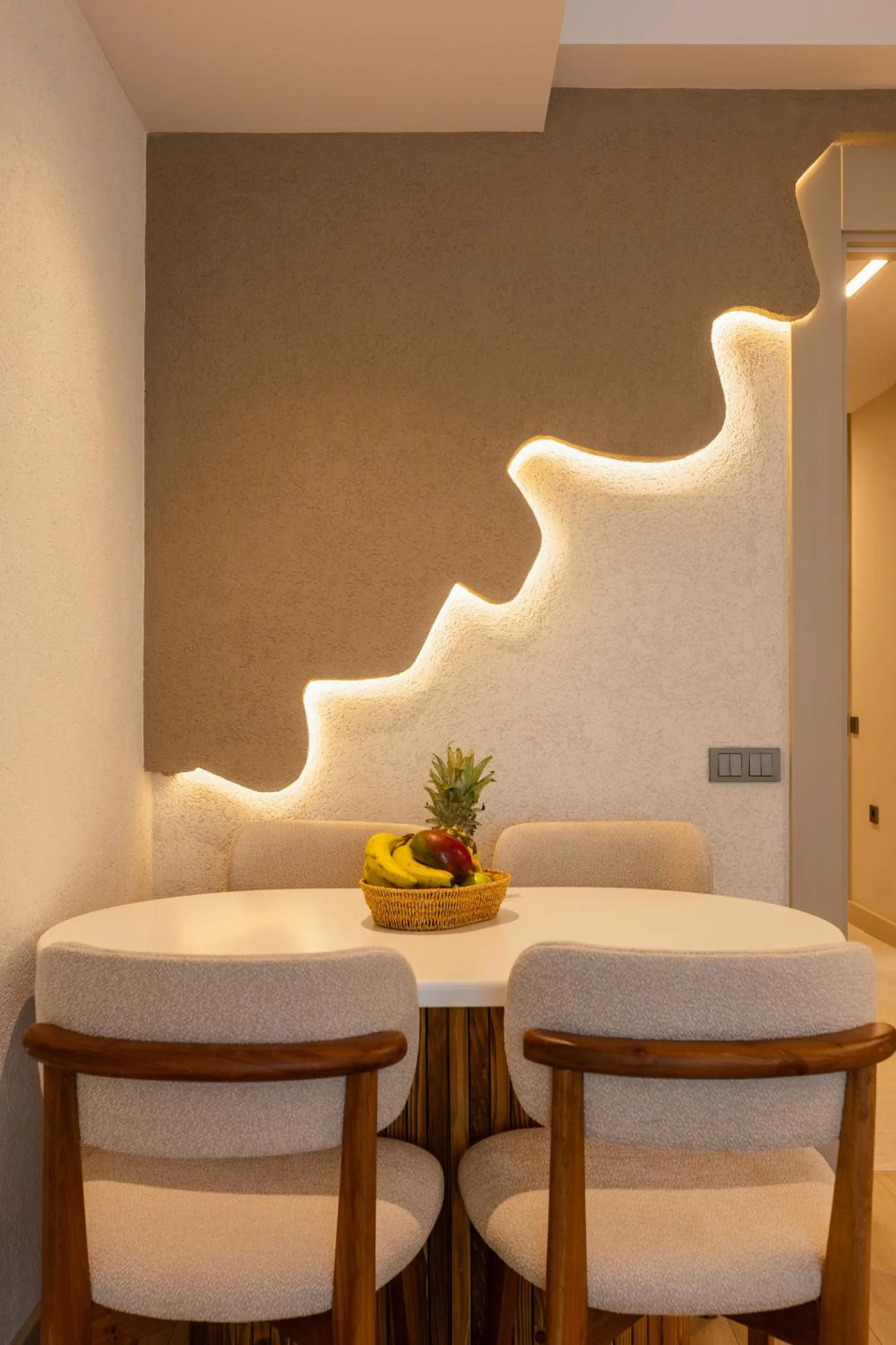 Seating area in Los Suites