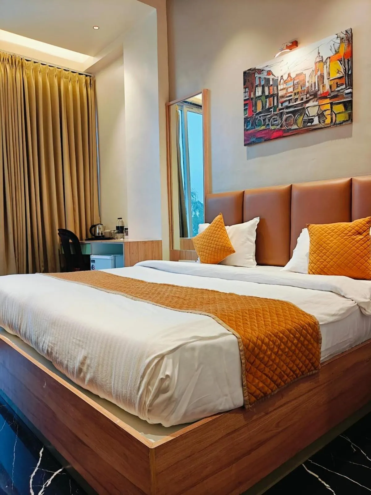 Bed in River An Sky Resort