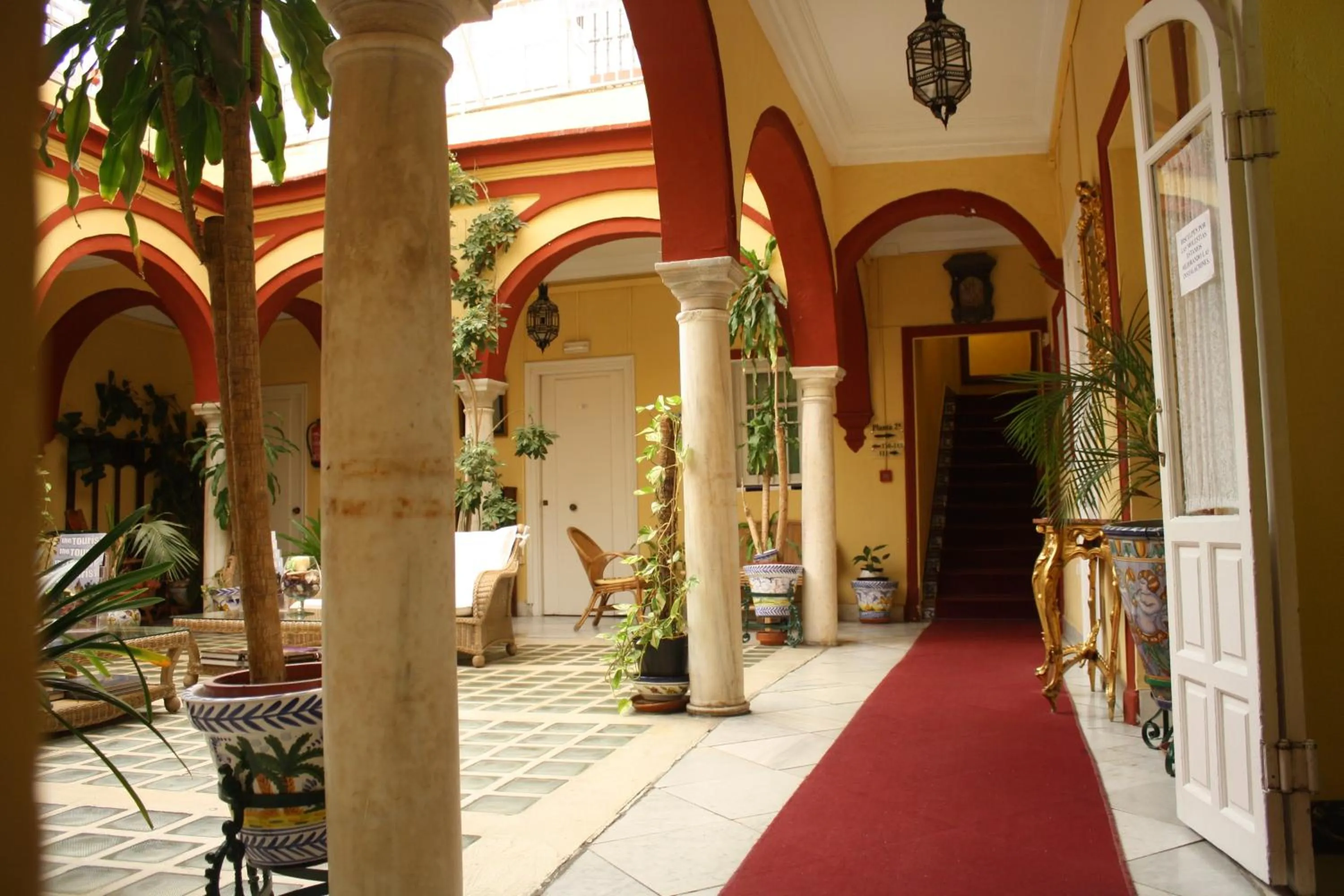 Patio in Hostal Sierpes