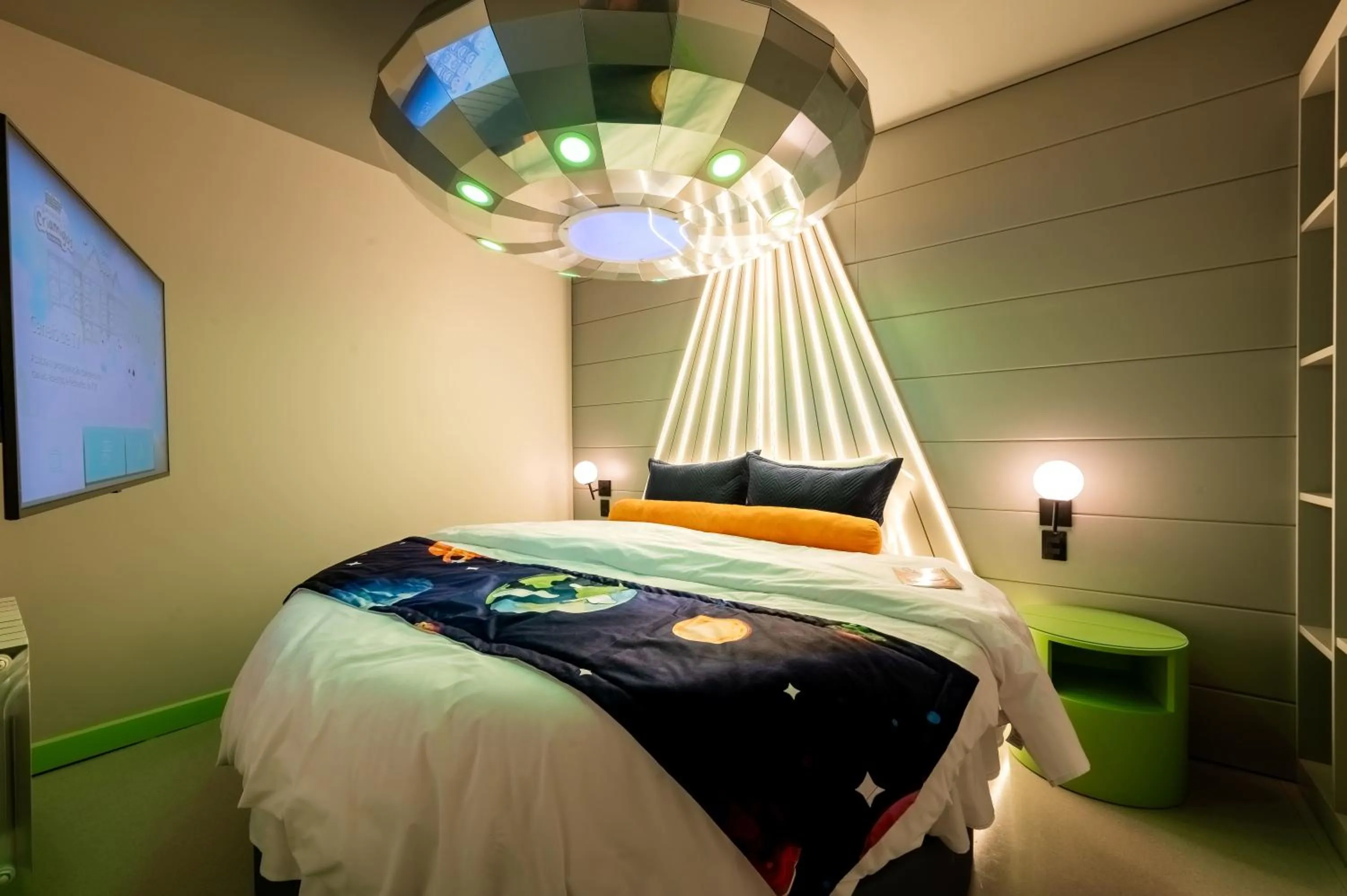 Bed in Mundo Criamigos Hotel Gramado