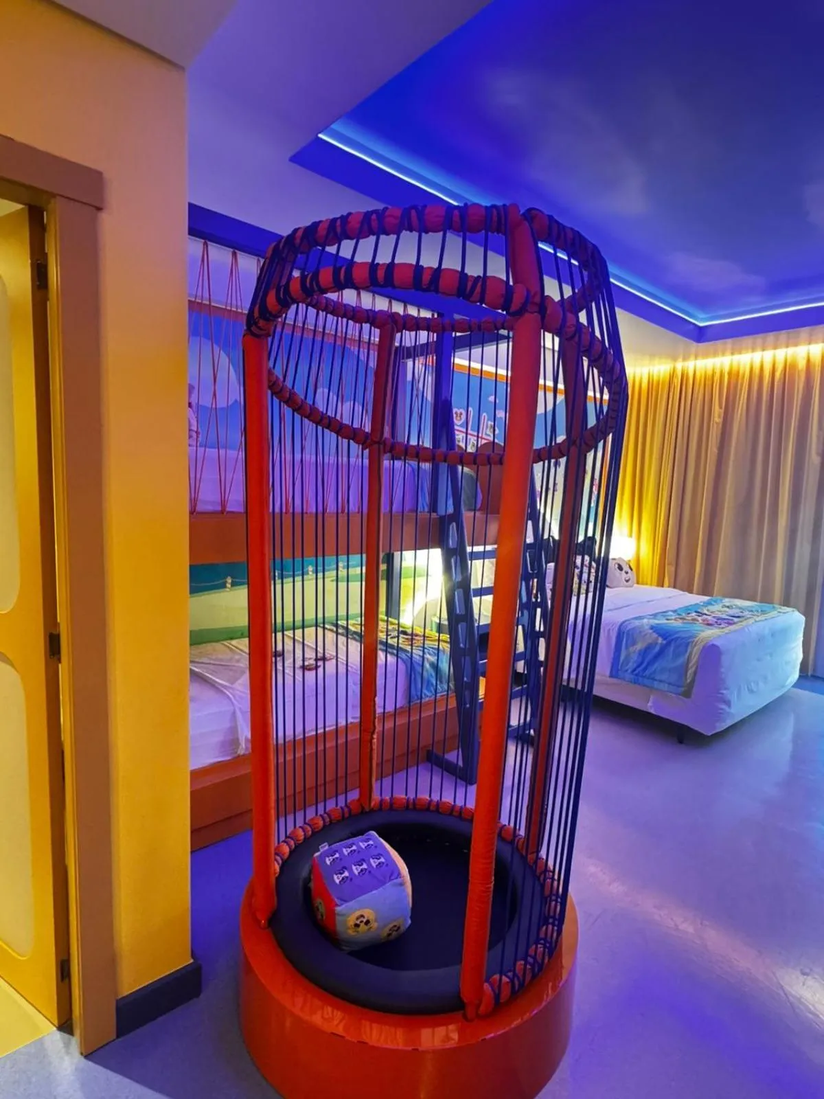 Bed in Mundo Criamigos Hotel Gramado