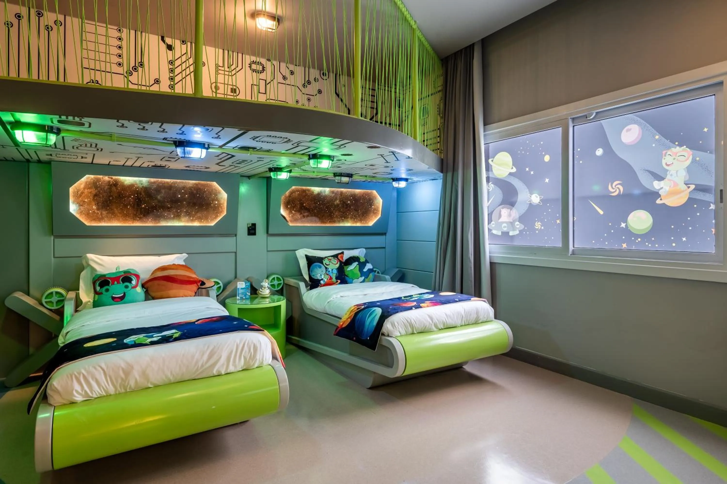 Bed in Mundo Criamigos Hotel Gramado