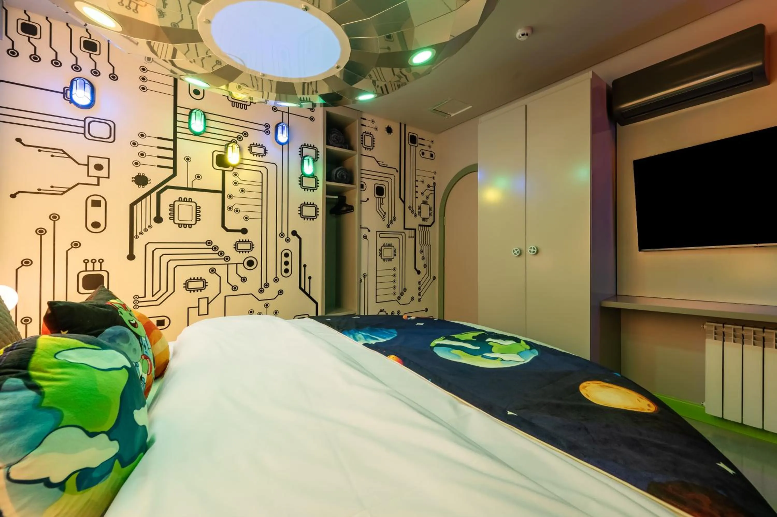 Bed in Mundo Criamigos Hotel Gramado