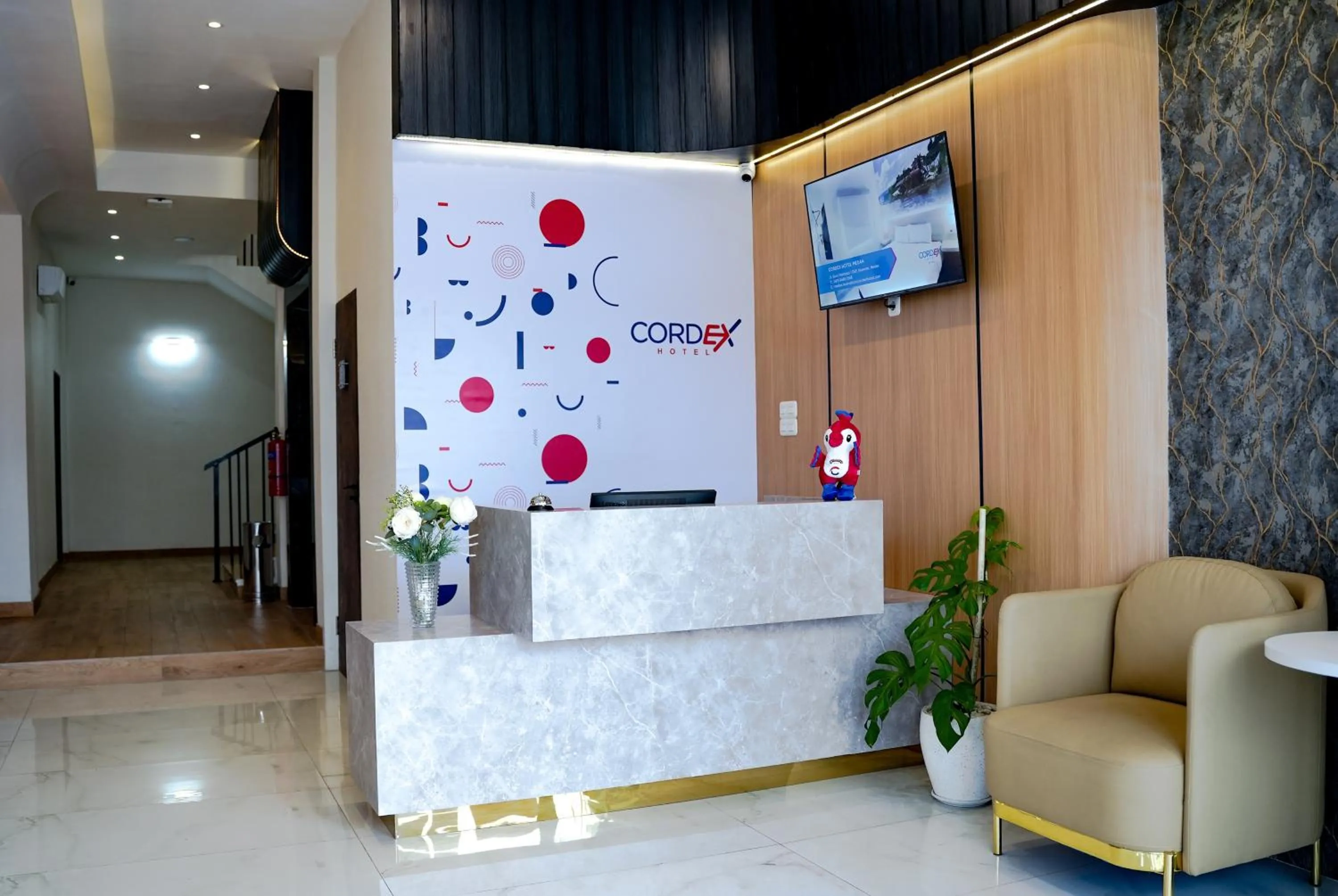 Lobby or reception in Cordex Hotel Marelan Medan
