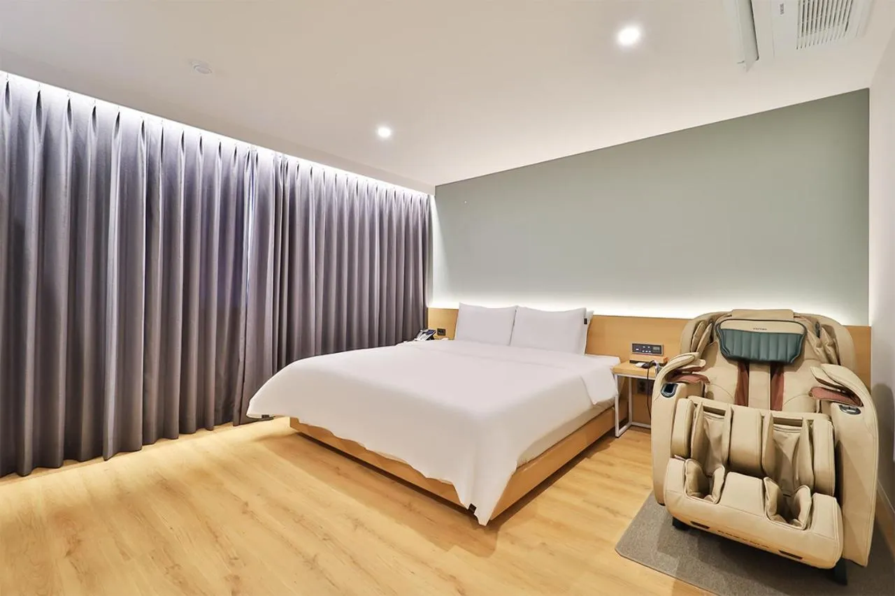 Bed in Gongdam Stay Hotel Ulsan Samsan