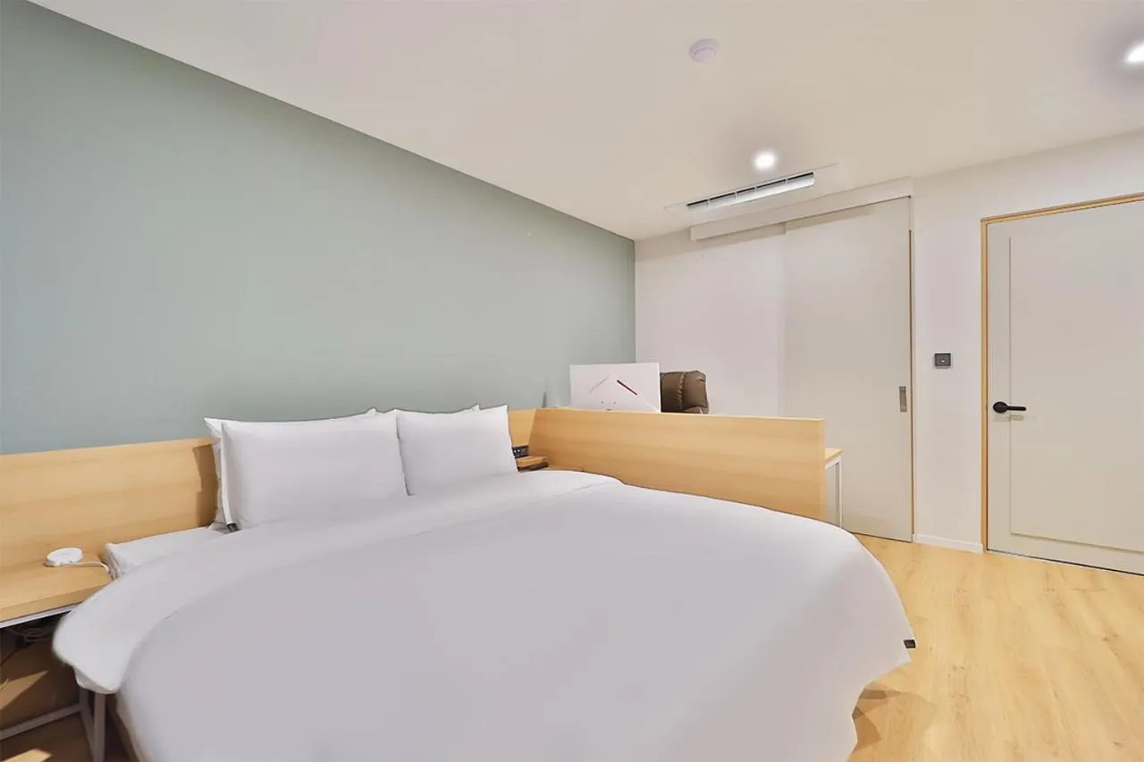 Bed in Gongdam Stay Hotel Ulsan Samsan
