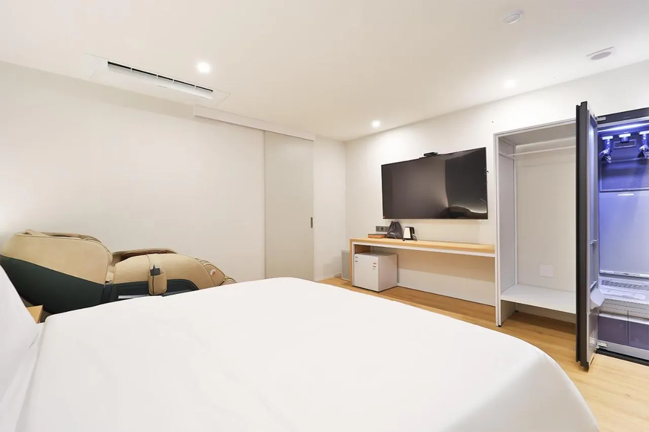 Bed in Gongdam Stay Hotel Ulsan Samsan