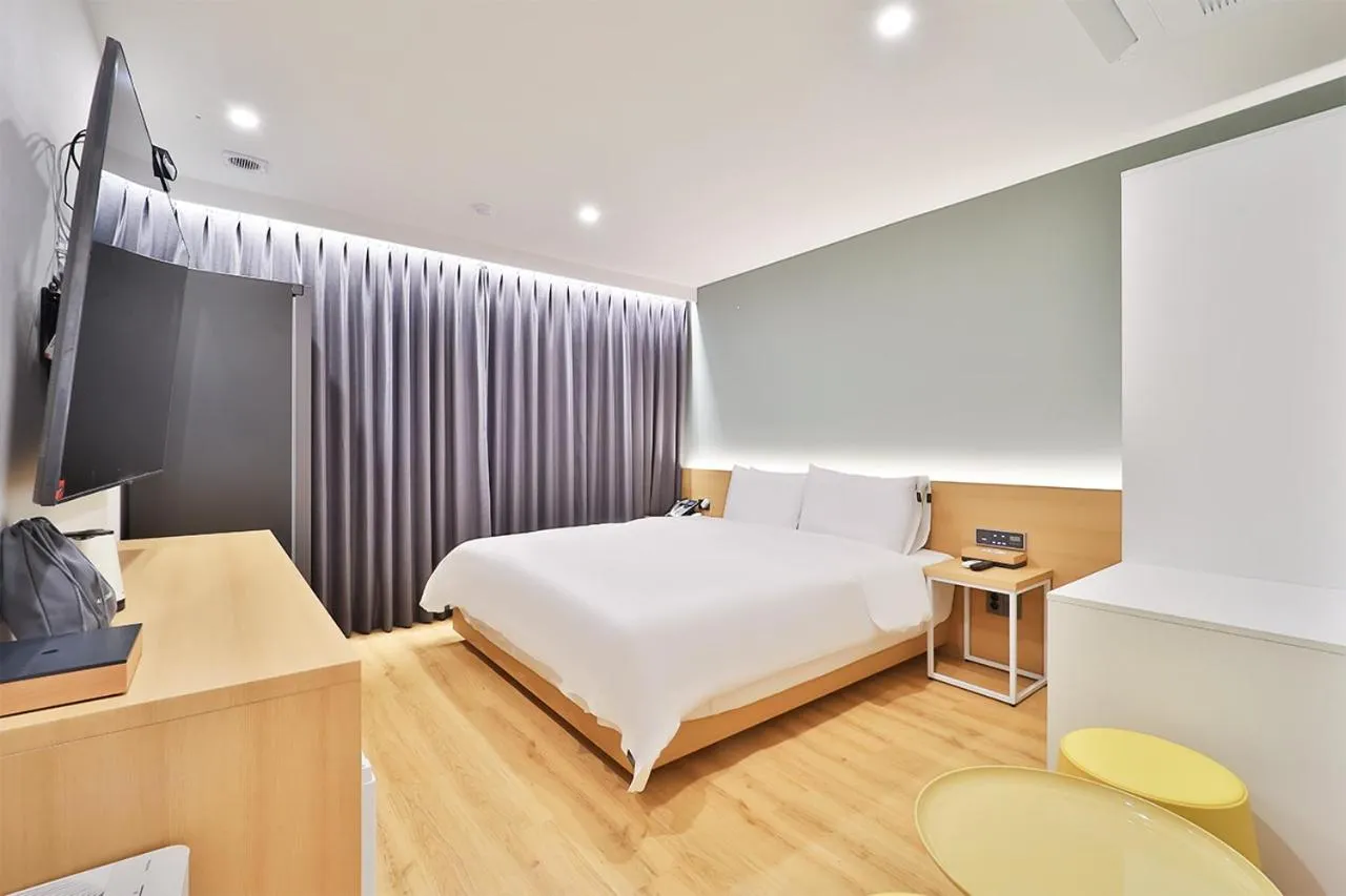 Bed in Gongdam Stay Hotel Ulsan Samsan