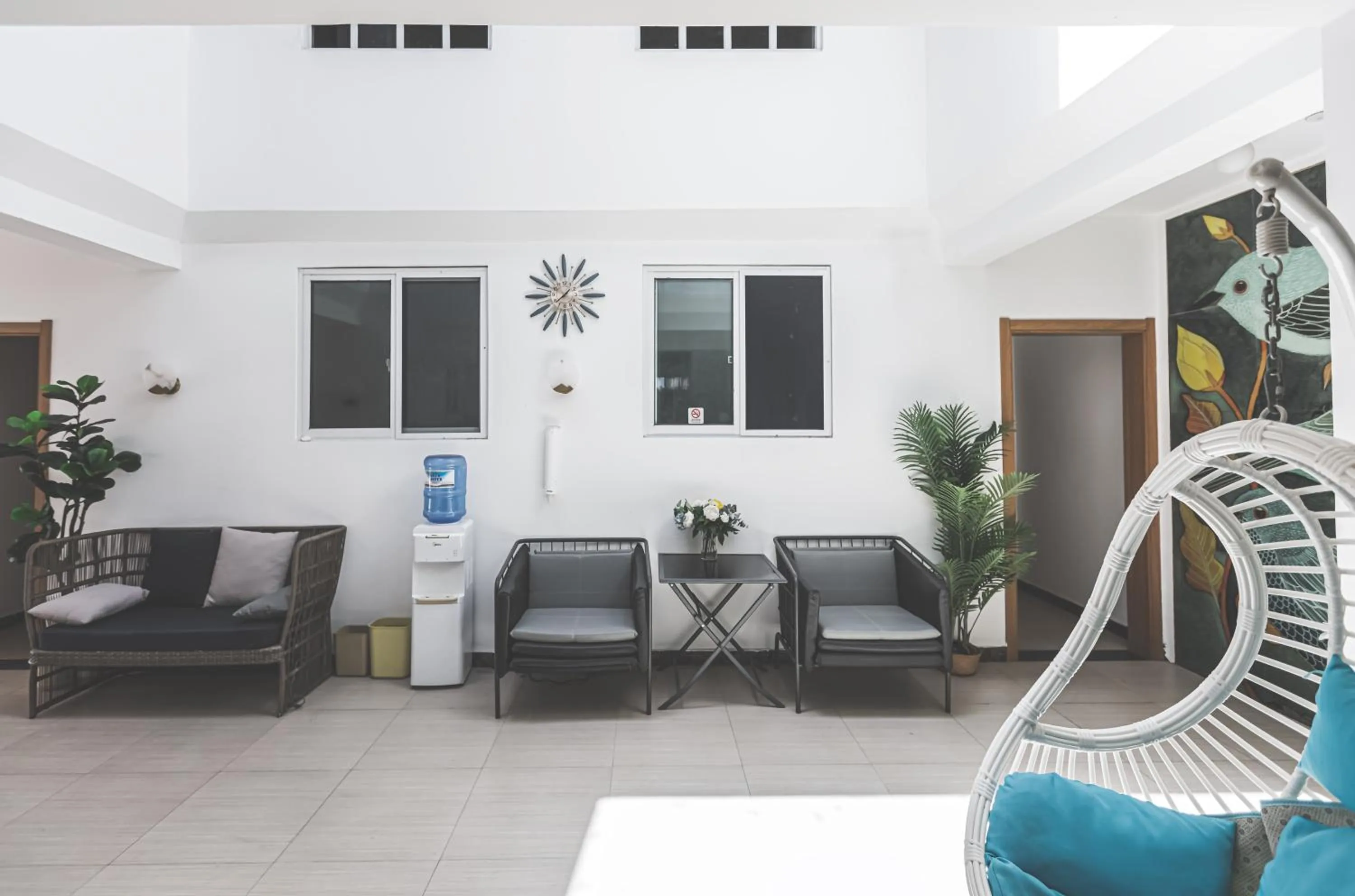 Living room in Oasis Boutique House