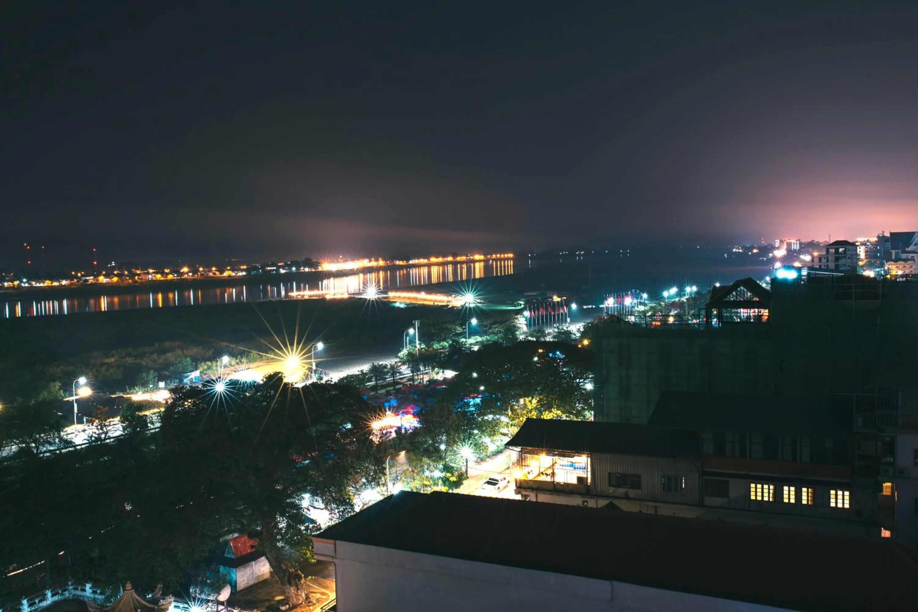 Night in V Hotel Vientiane